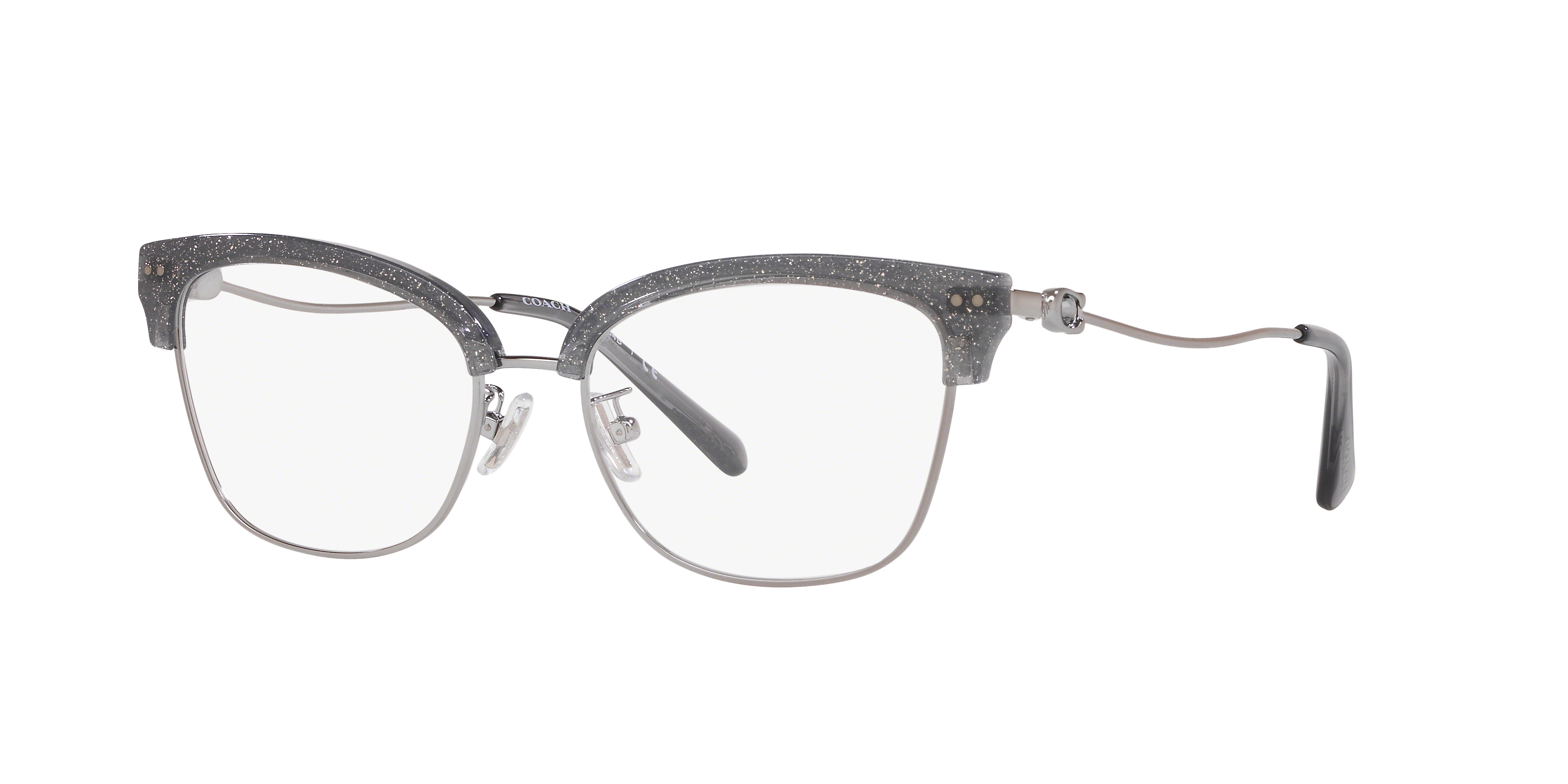 Coach HC5104B Square Eyeglasses - Brown Light Gold