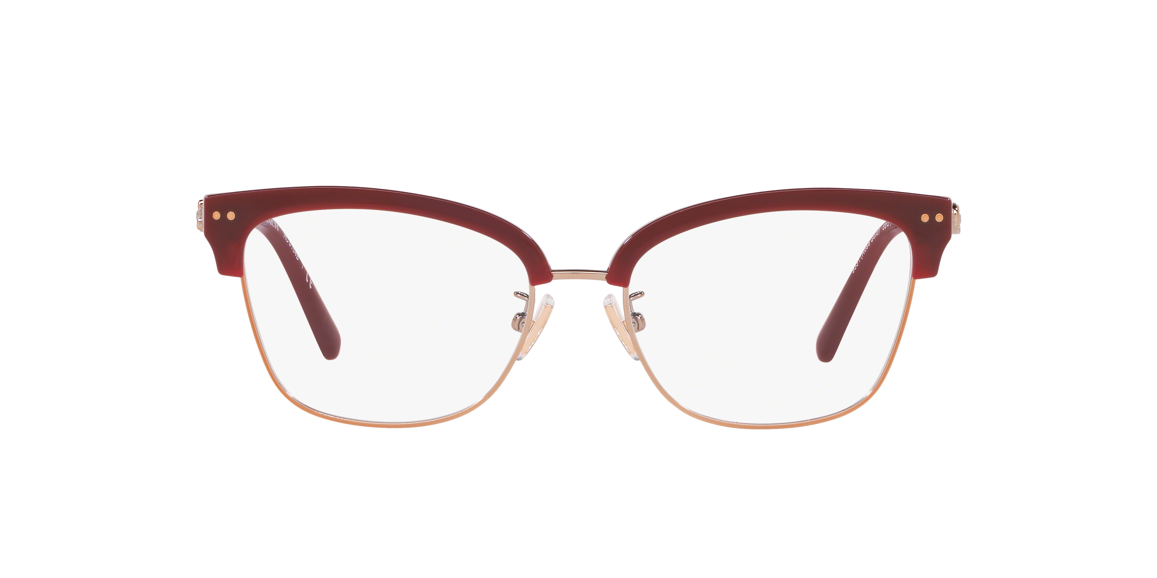 Coach HC5104B Square Eyeglasses - Brown Light Gold