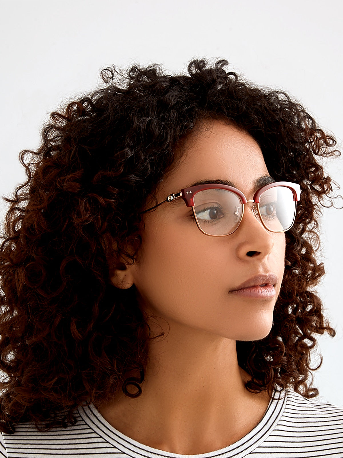 Coach HC5104B Square Eyeglasses - Brown Light Gold