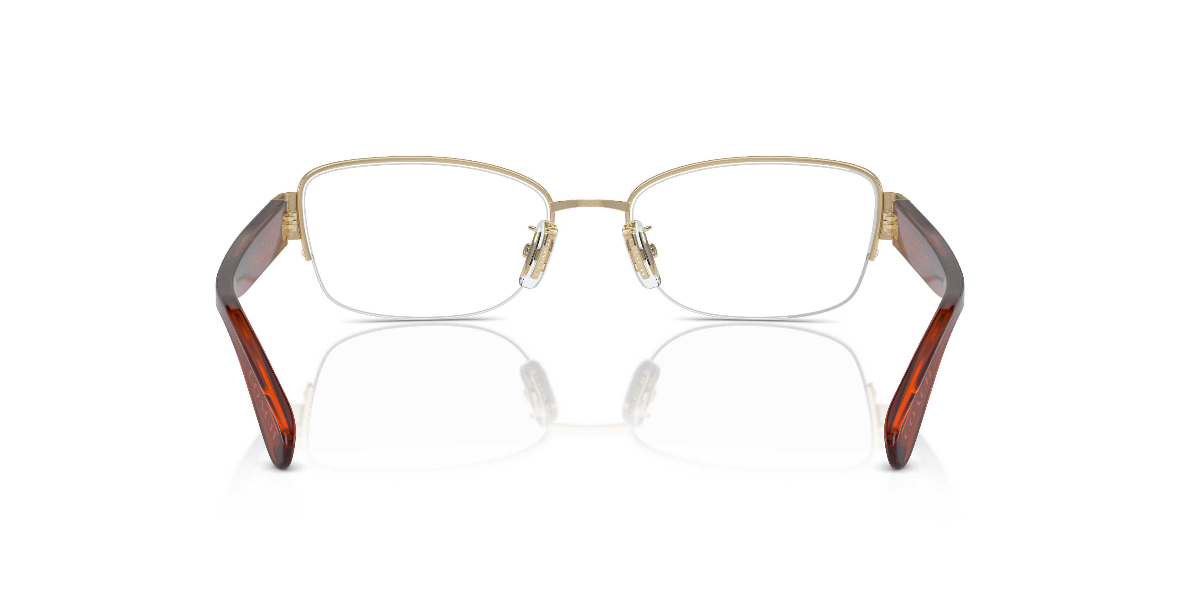 Coach HC5168 Rectangle Eyeglasses - Shiny Rose Gold