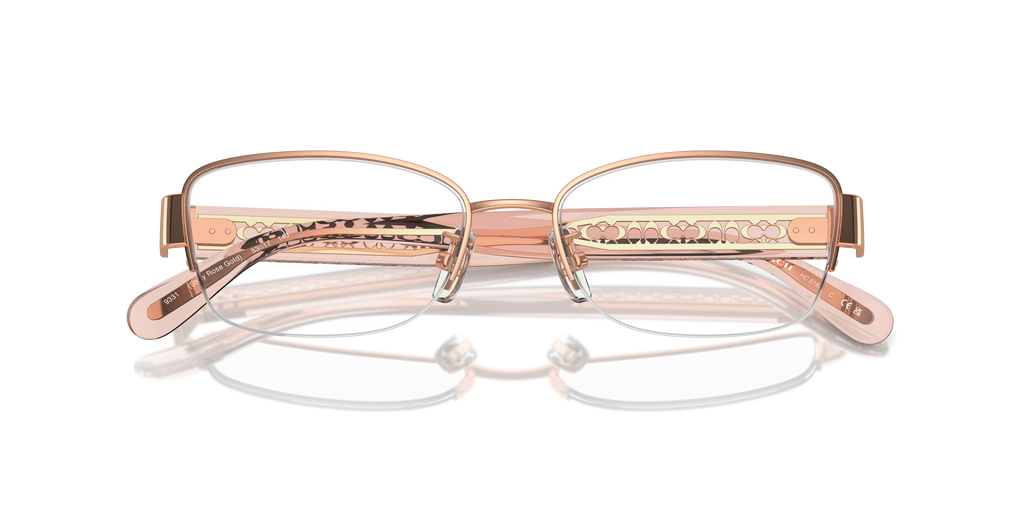 Coach HC5168 Rectangle Eyeglasses - Shiny Light Gold