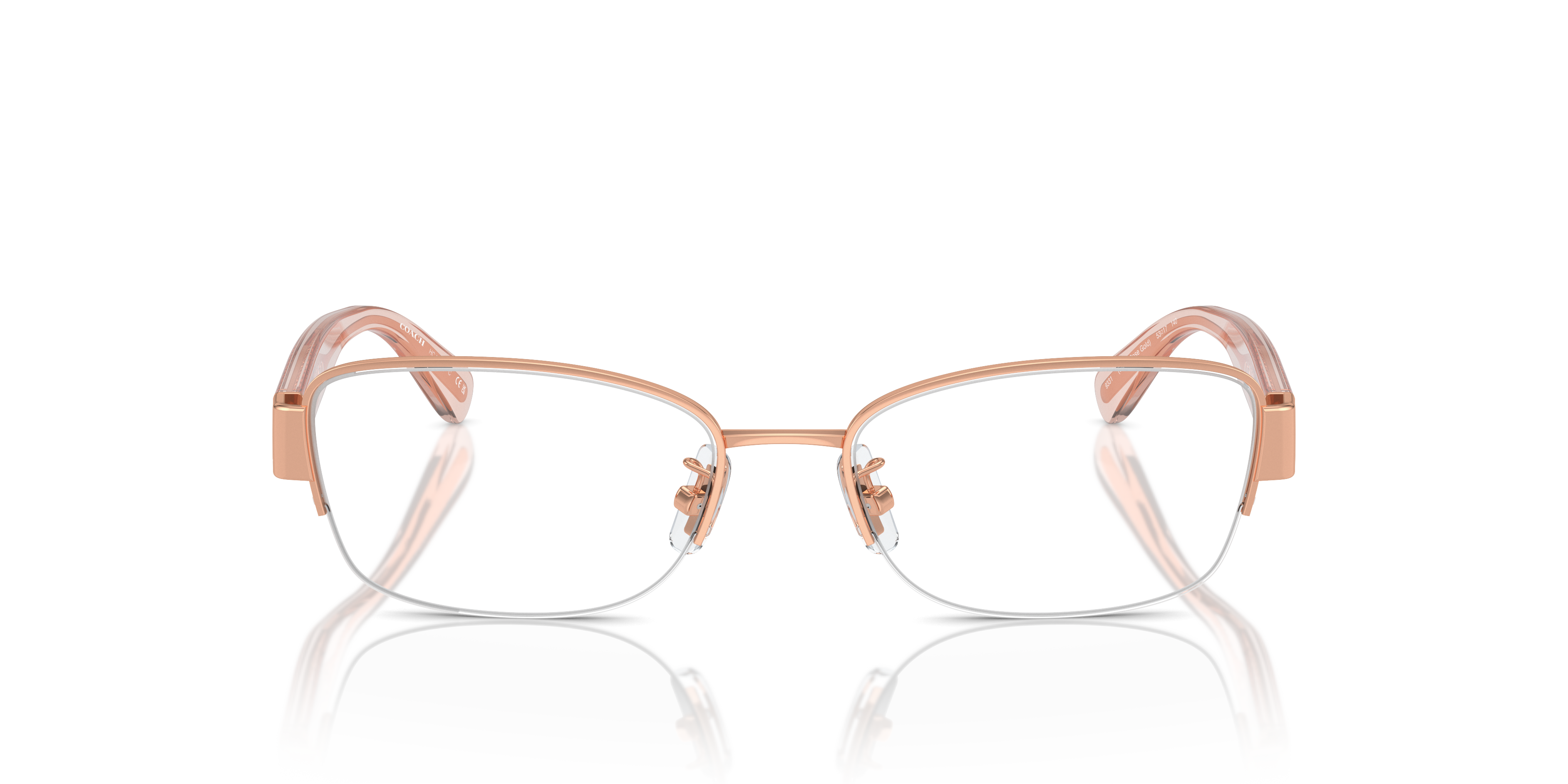 Coach HC5168 Rectangle Eyeglasses - Shiny Light Gold