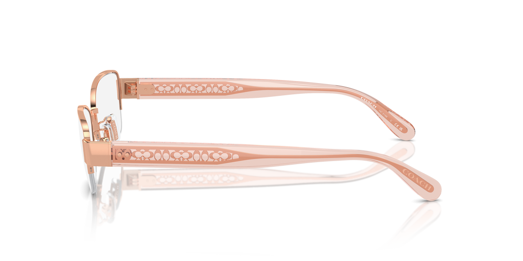 Coach HC5168 Rectangle Eyeglasses - Shiny Rose Gold
