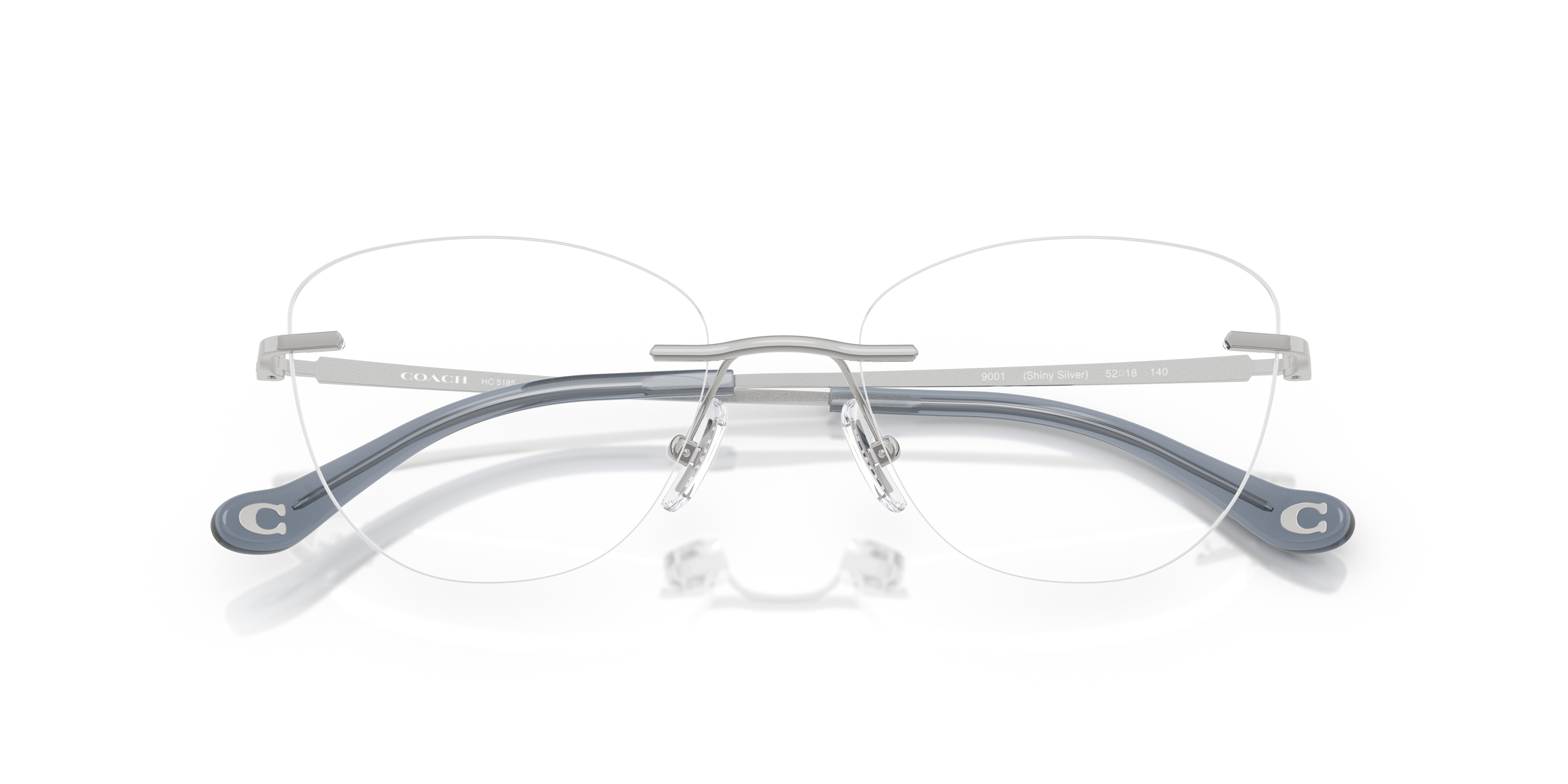 Coach HC5185 Cat Eye Eyeglasses - Shiny Rose Gold