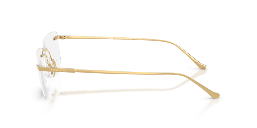 Coach HC5196TD Rectangle Eyeglasses - Shiny Gold