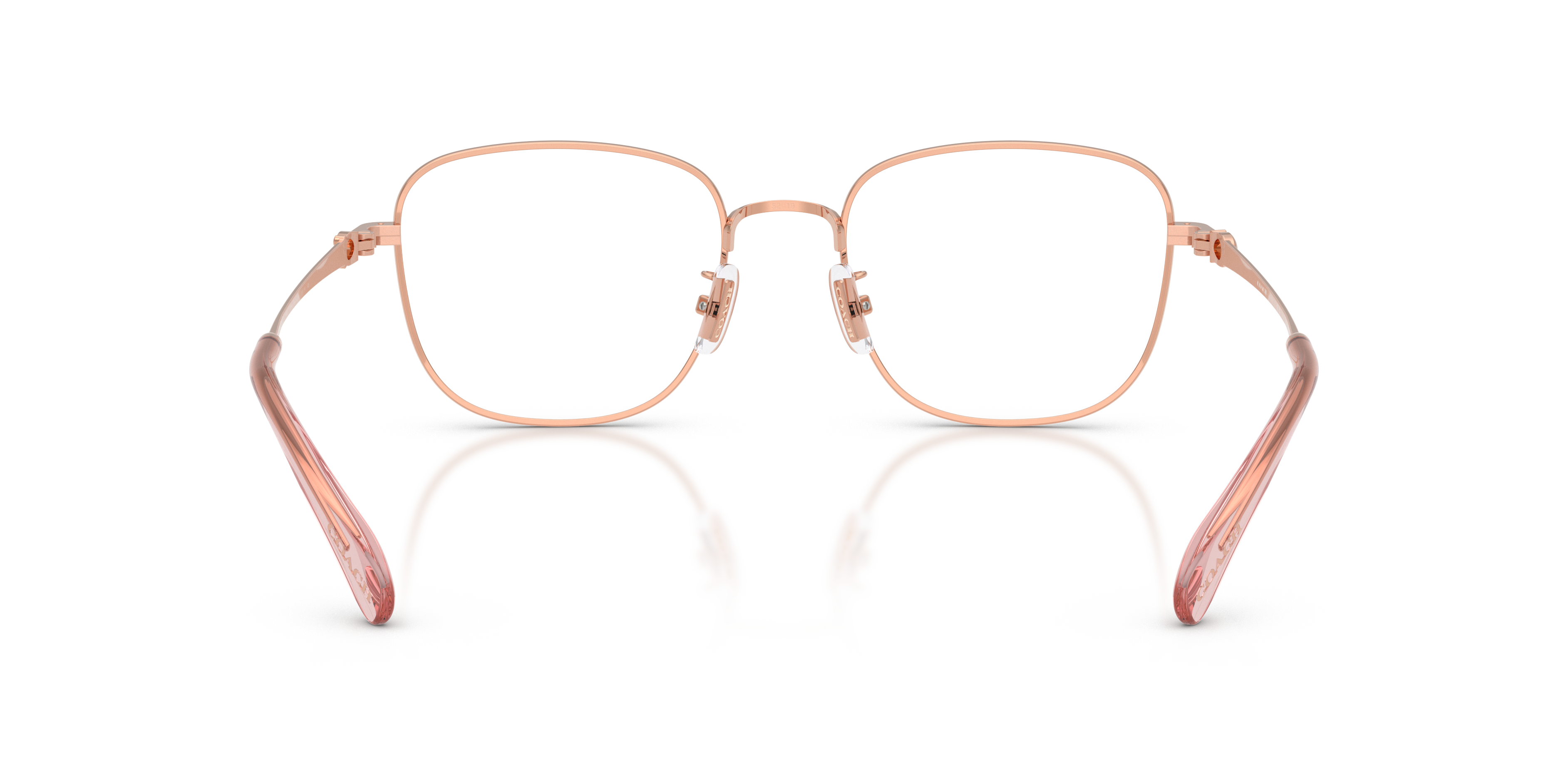 Coach HC5198TD Square Eyeglasses - Shiny Rose Gold