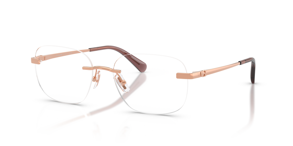 Coach HC5206D Geometric Eyeglasses - Shiny Rose Gold