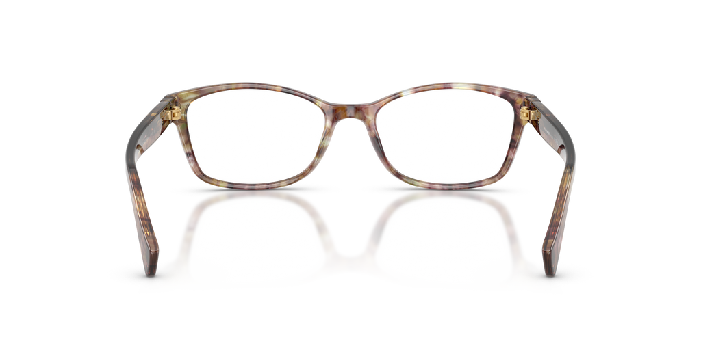 Coach HC6065 Rectangle Eyeglasses - Purple Confetti Tortoise