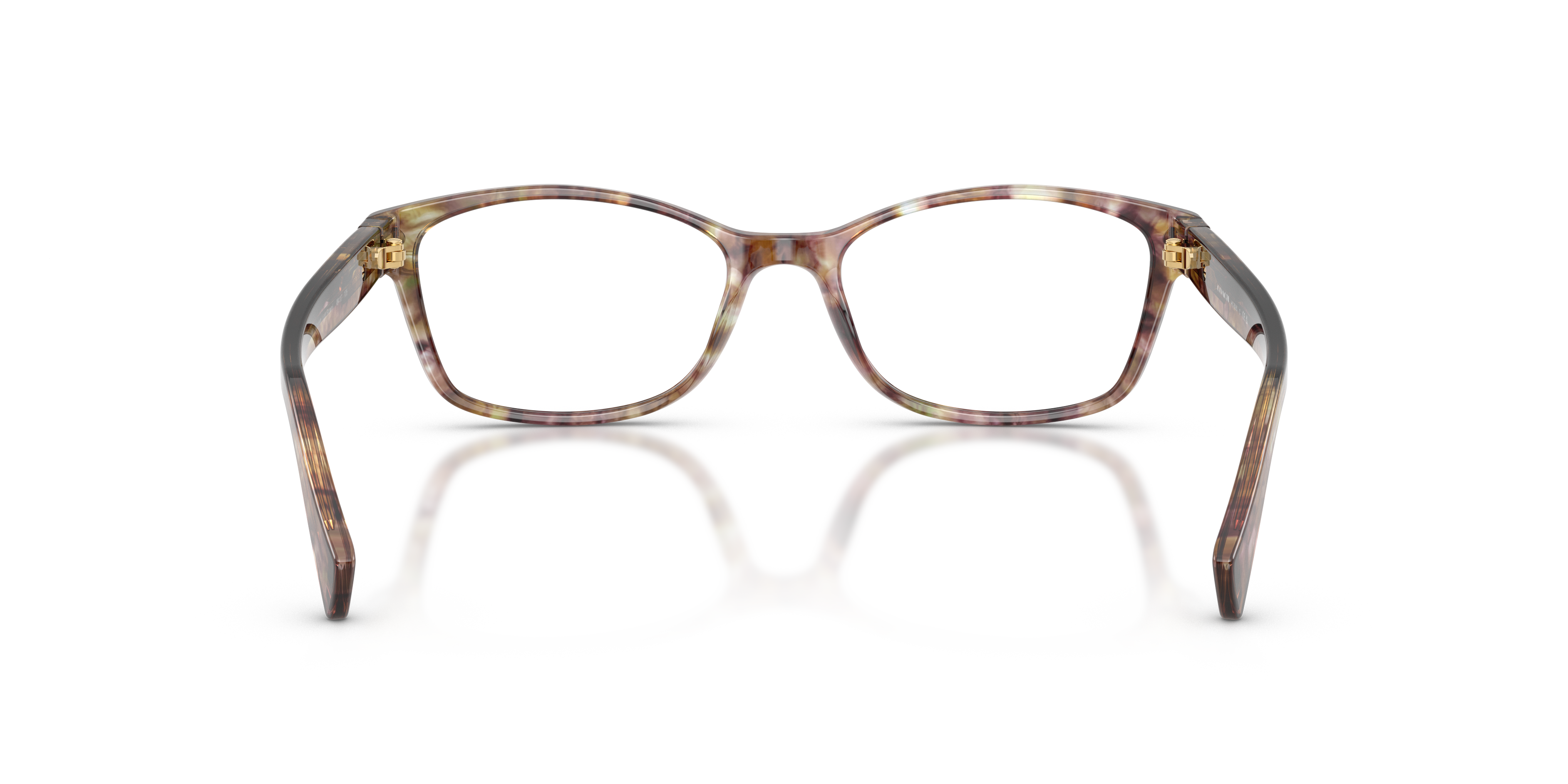 Coach HC6065 Rectangle Eyeglasses - Purple Confetti Tortoise