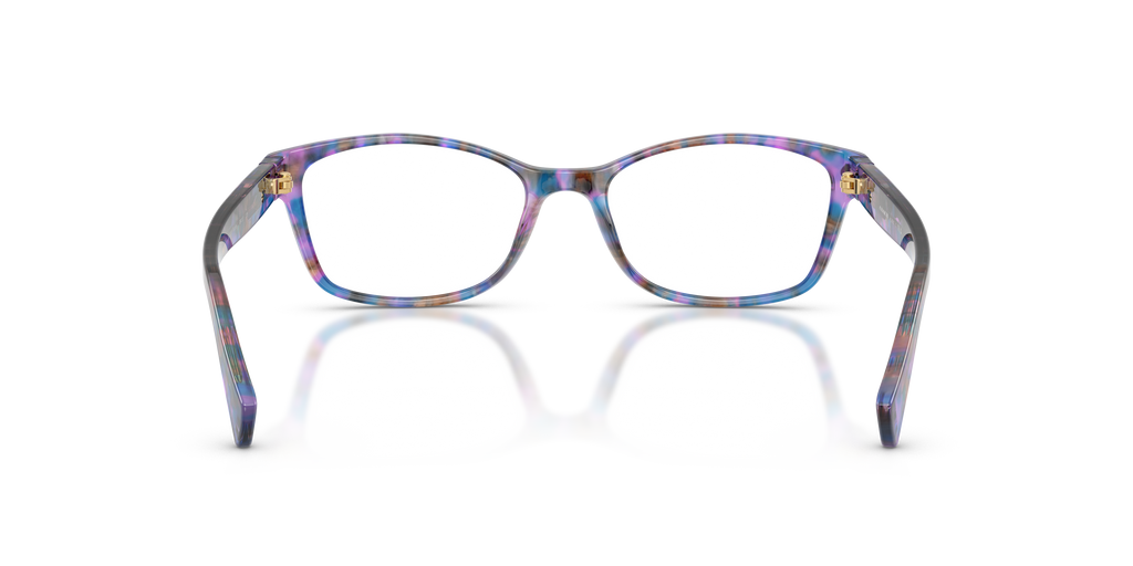 Coach HC6065 Rectangle Eyeglasses - Light Brown Confetti Tortoise