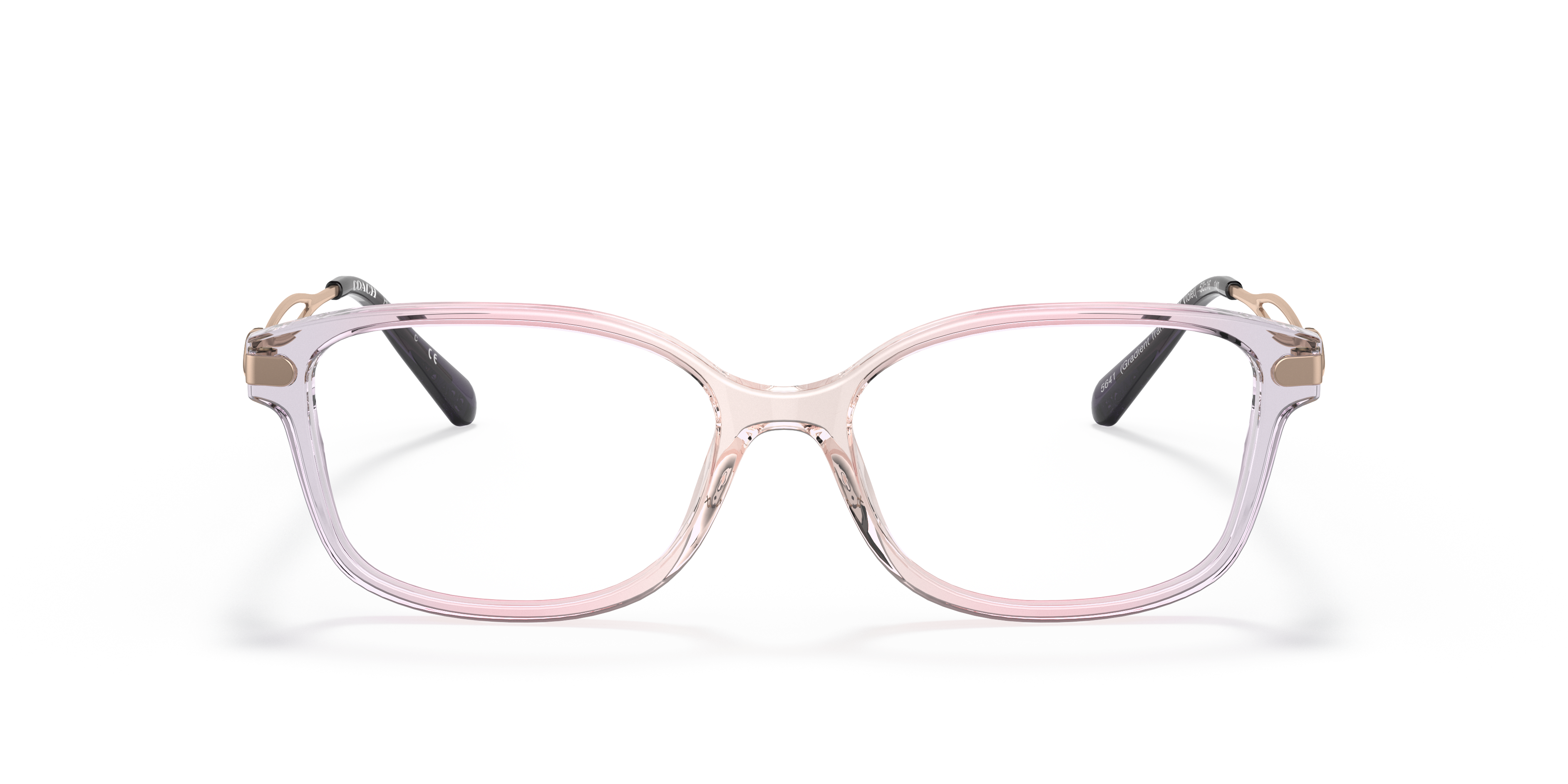 Coach HC6172 Rectangle Eyeglasses - Transparent Dusty Rose