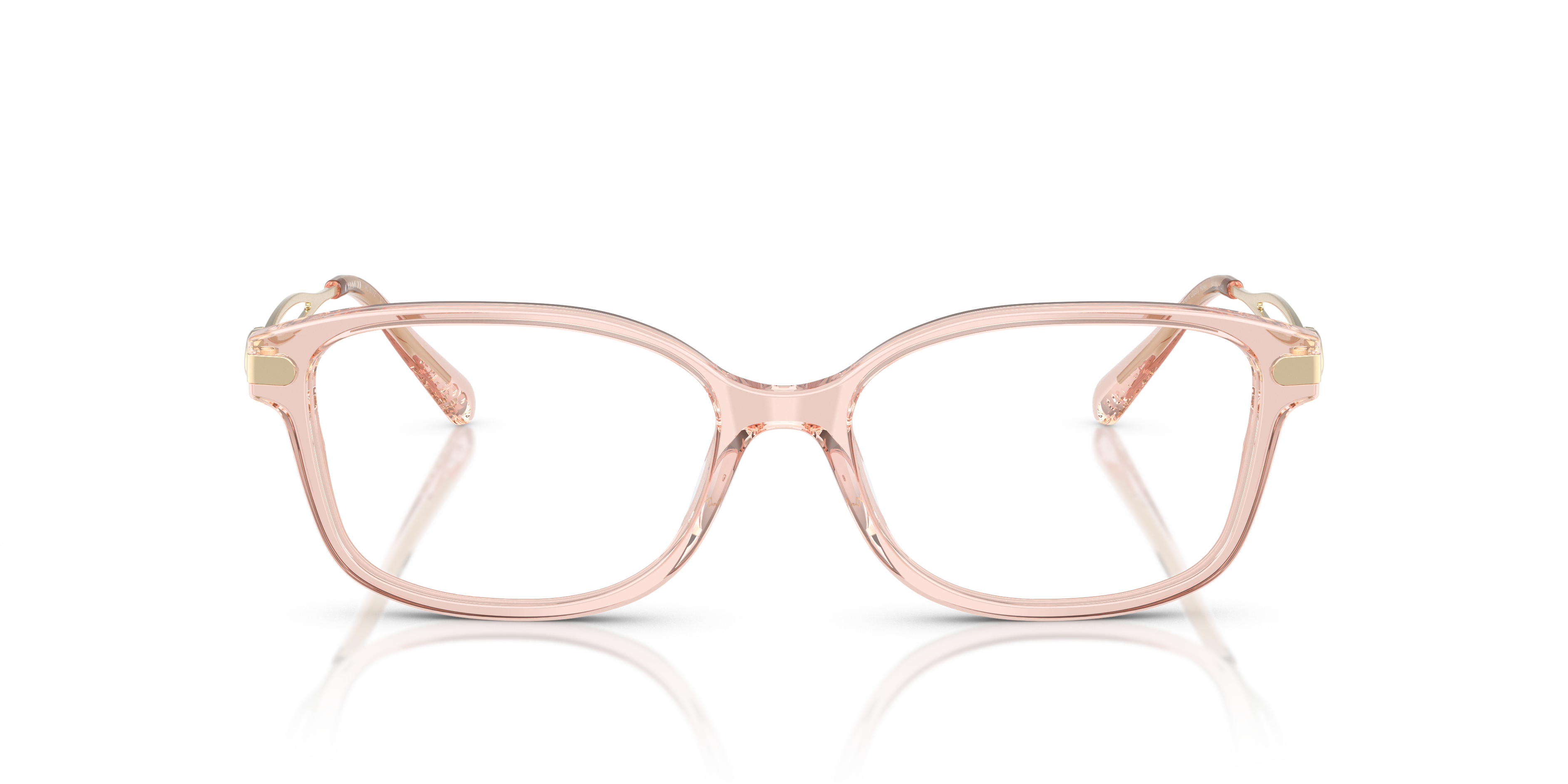 Coach HC6172 Rectangle Eyeglasses - Transparent Dusty Rose
