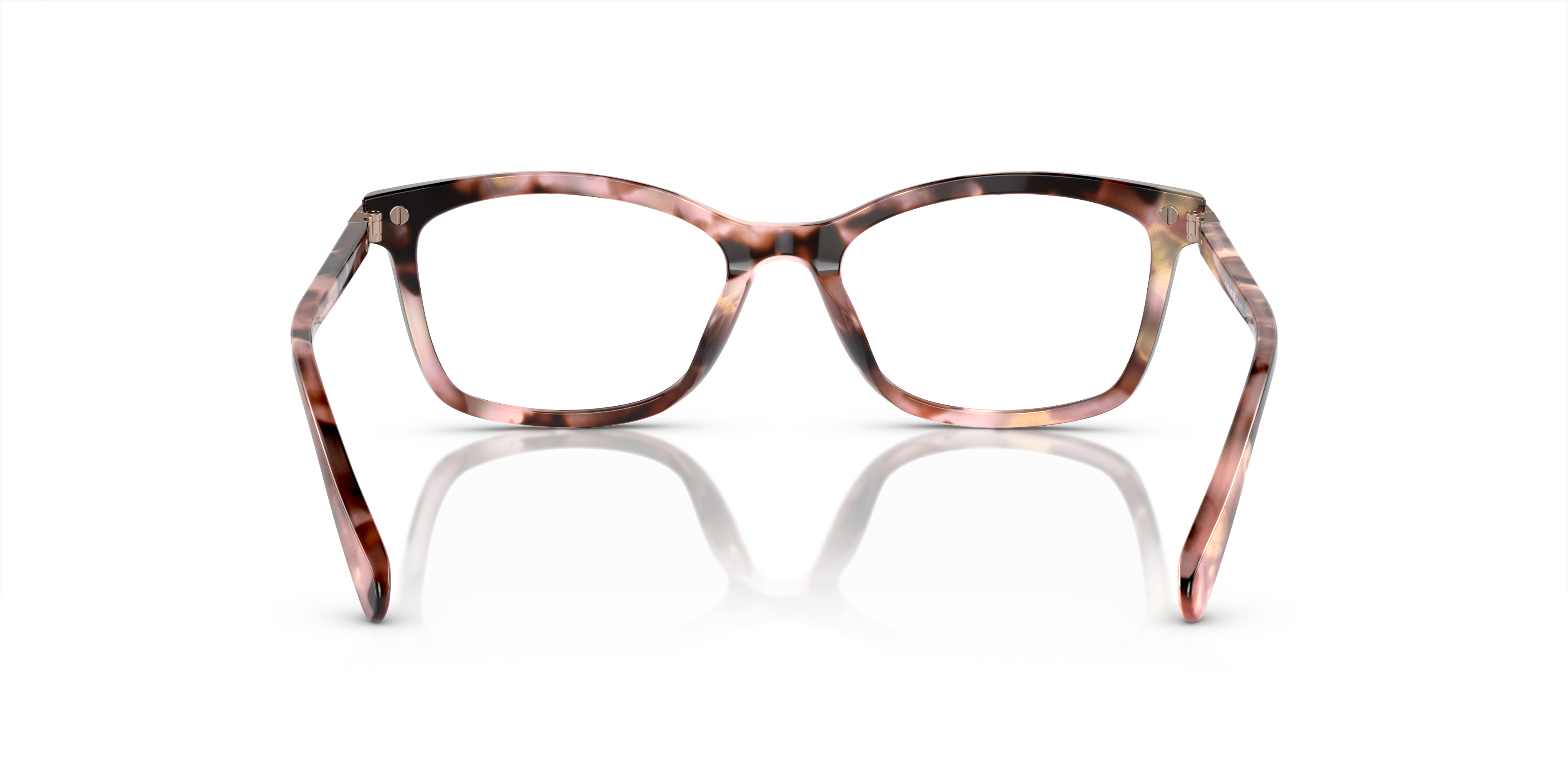 Coach HC6219U Rectangle Eyeglasses - Rose Pearl Tortoise