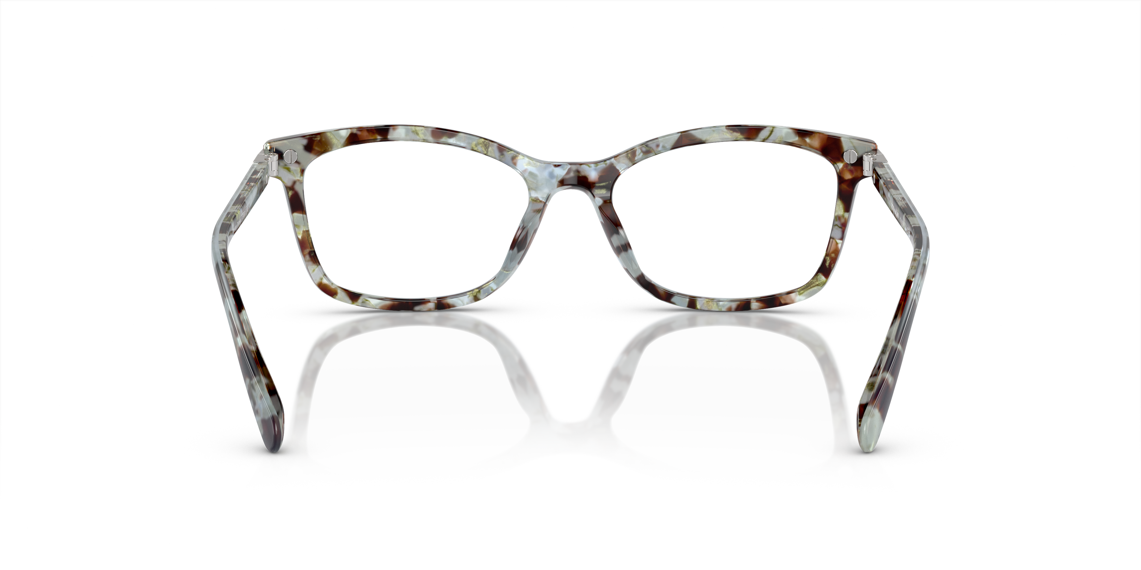 Coach HC6219U Rectangle Eyeglasses - Seaglass Tortoise