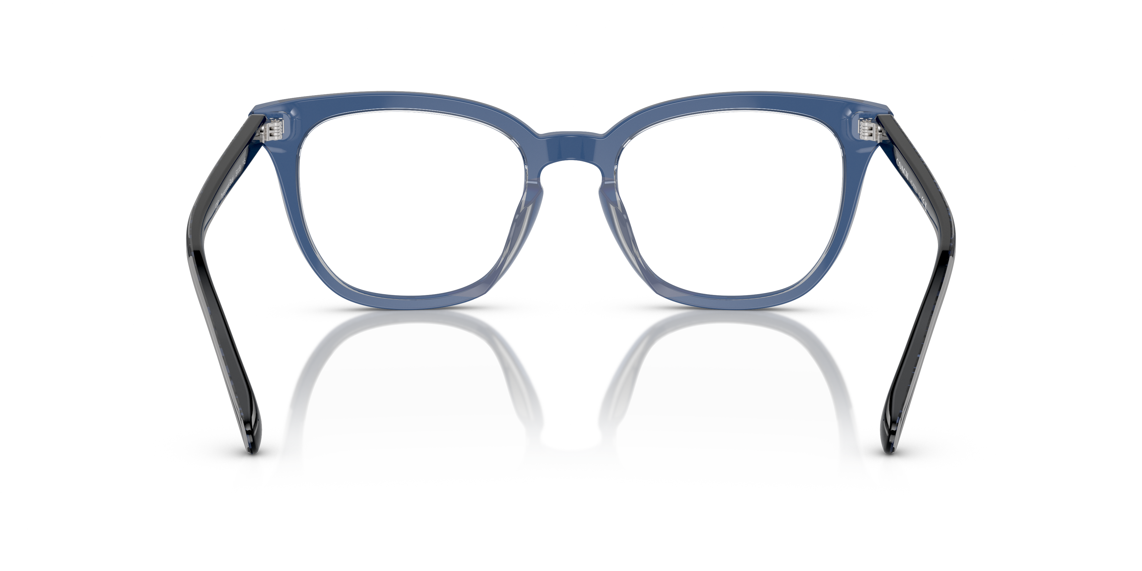 Coach HC6222U Square Eyeglasses - Transparent Blue