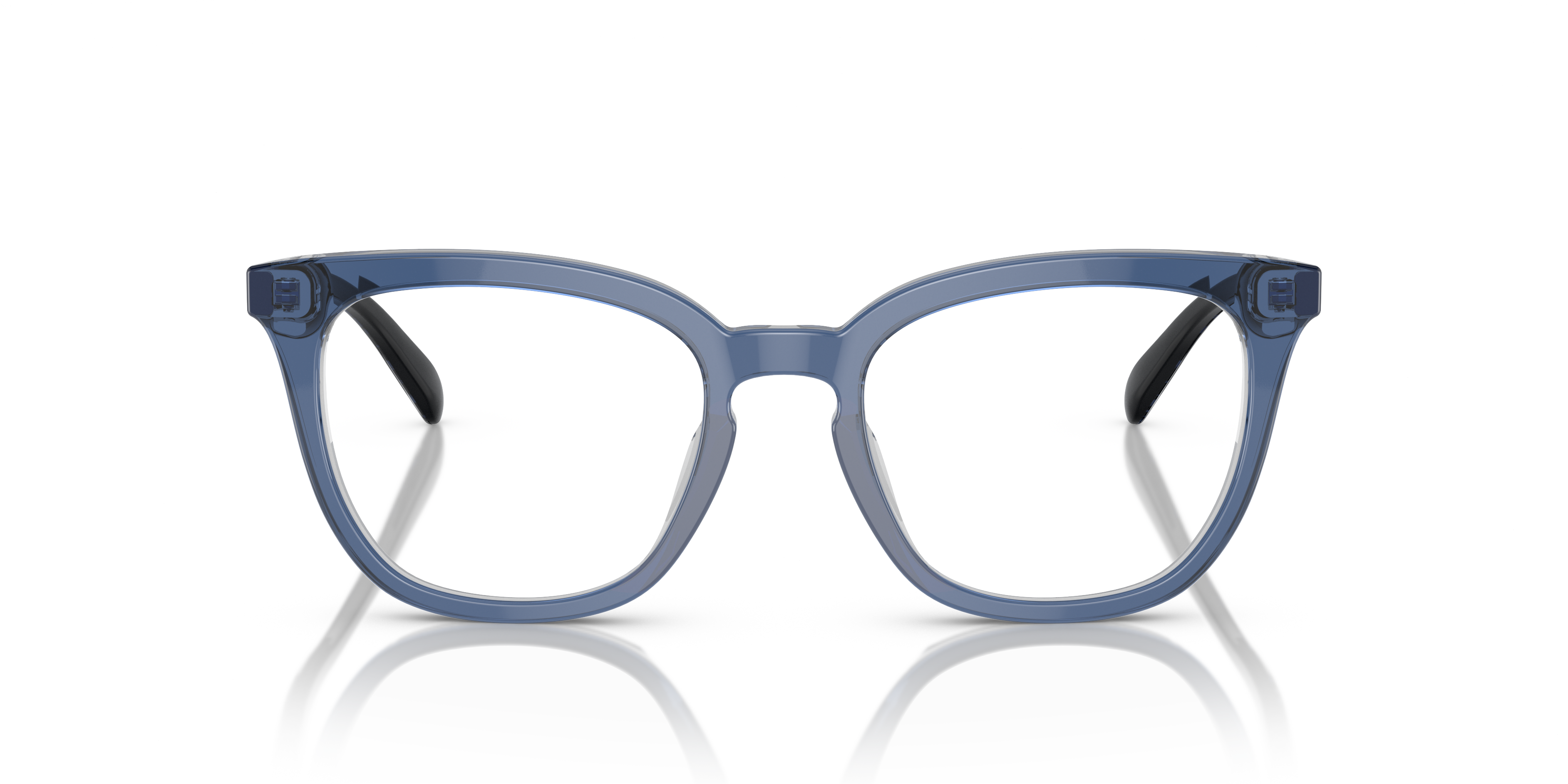 Coach HC6222U Square Eyeglasses - Transparent Blue