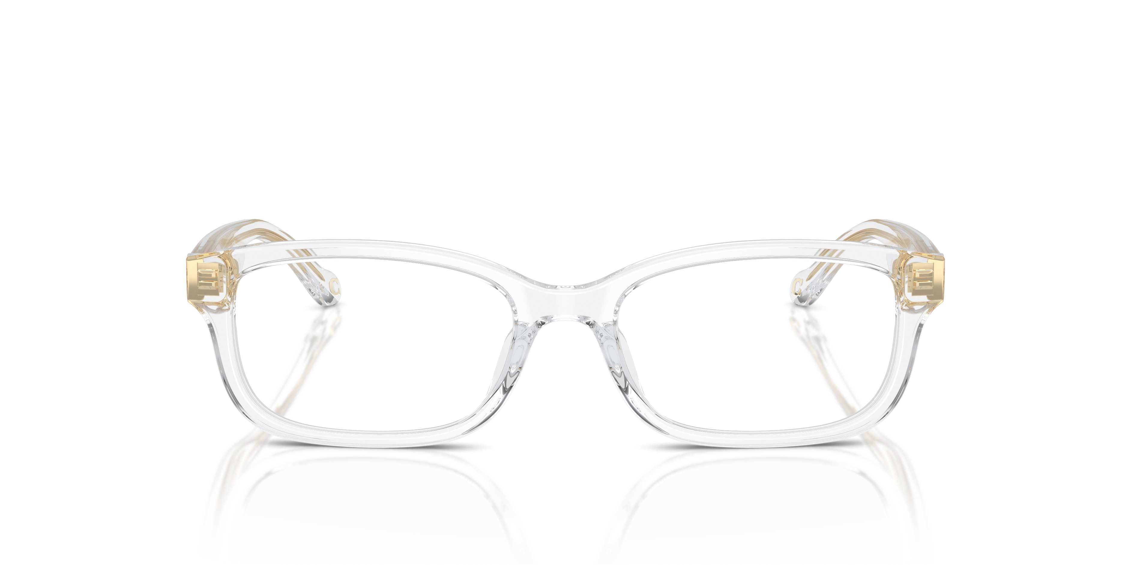 Coach HC6233U Rectangle Eyeglasses - Transparent Clear