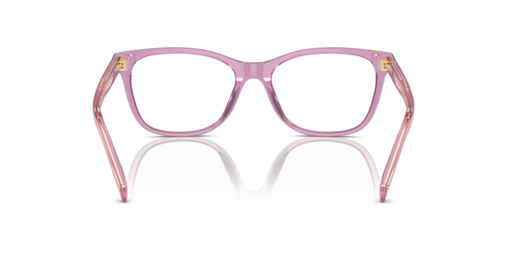 Coach HC6235U Square Eyeglasses - Transparent Amethyst