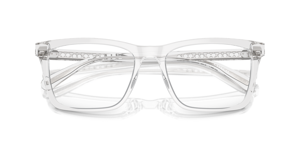 Coach HC6238U Square Eyeglasses - Transparent Pecan