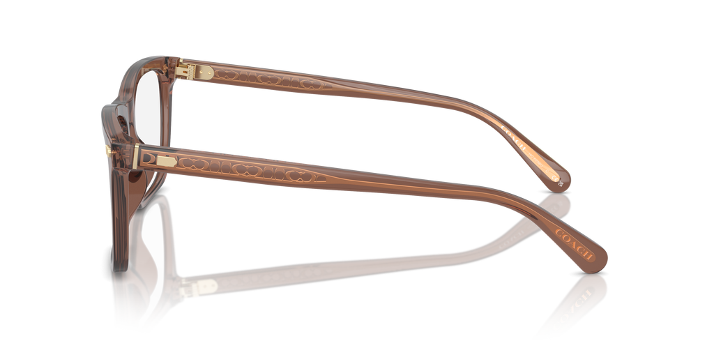 Coach HC6238U Square Eyeglasses - Transparent Clear