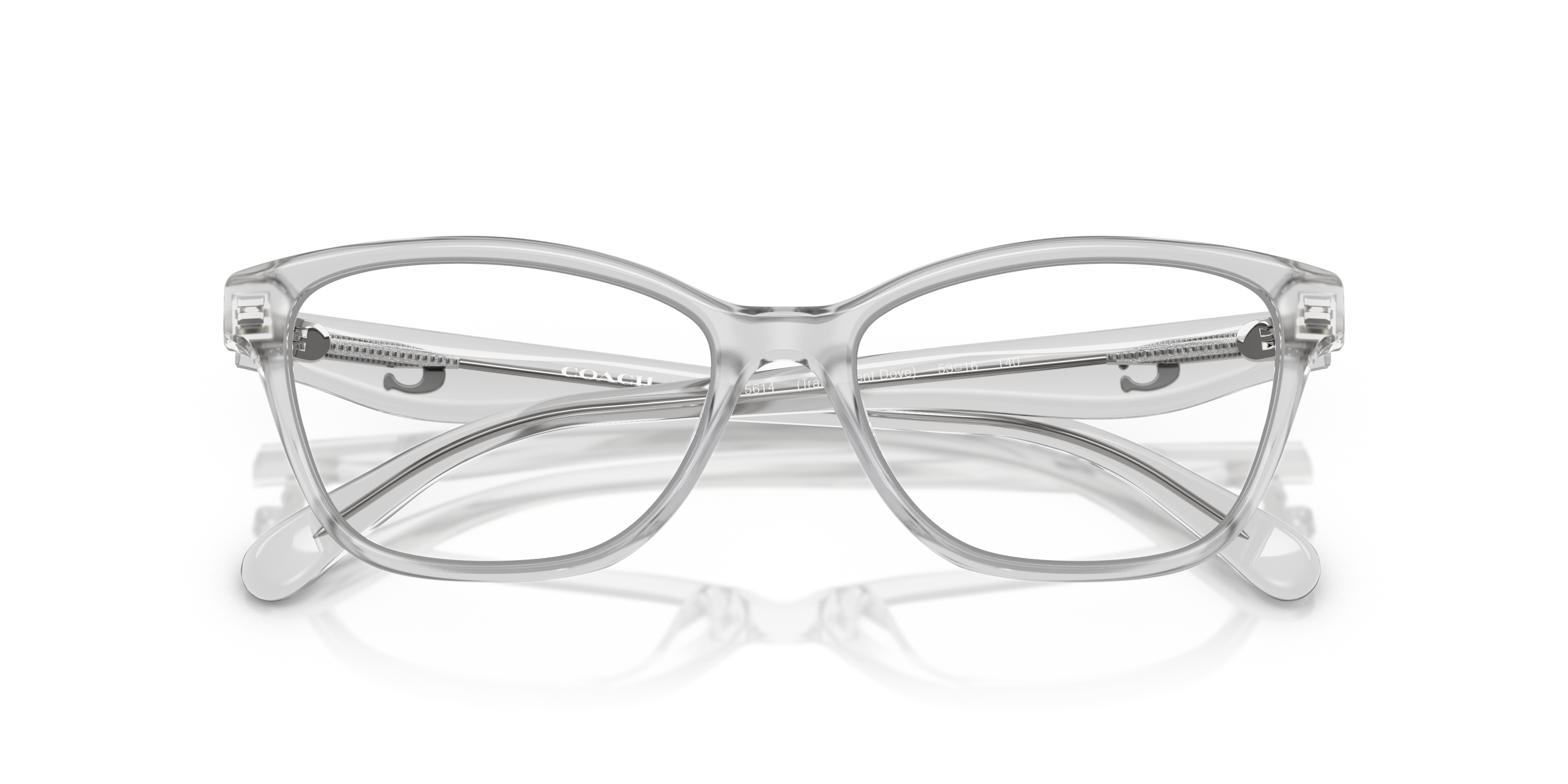 Coach HC6243U Pillow Eyeglasses - Transparent Dove