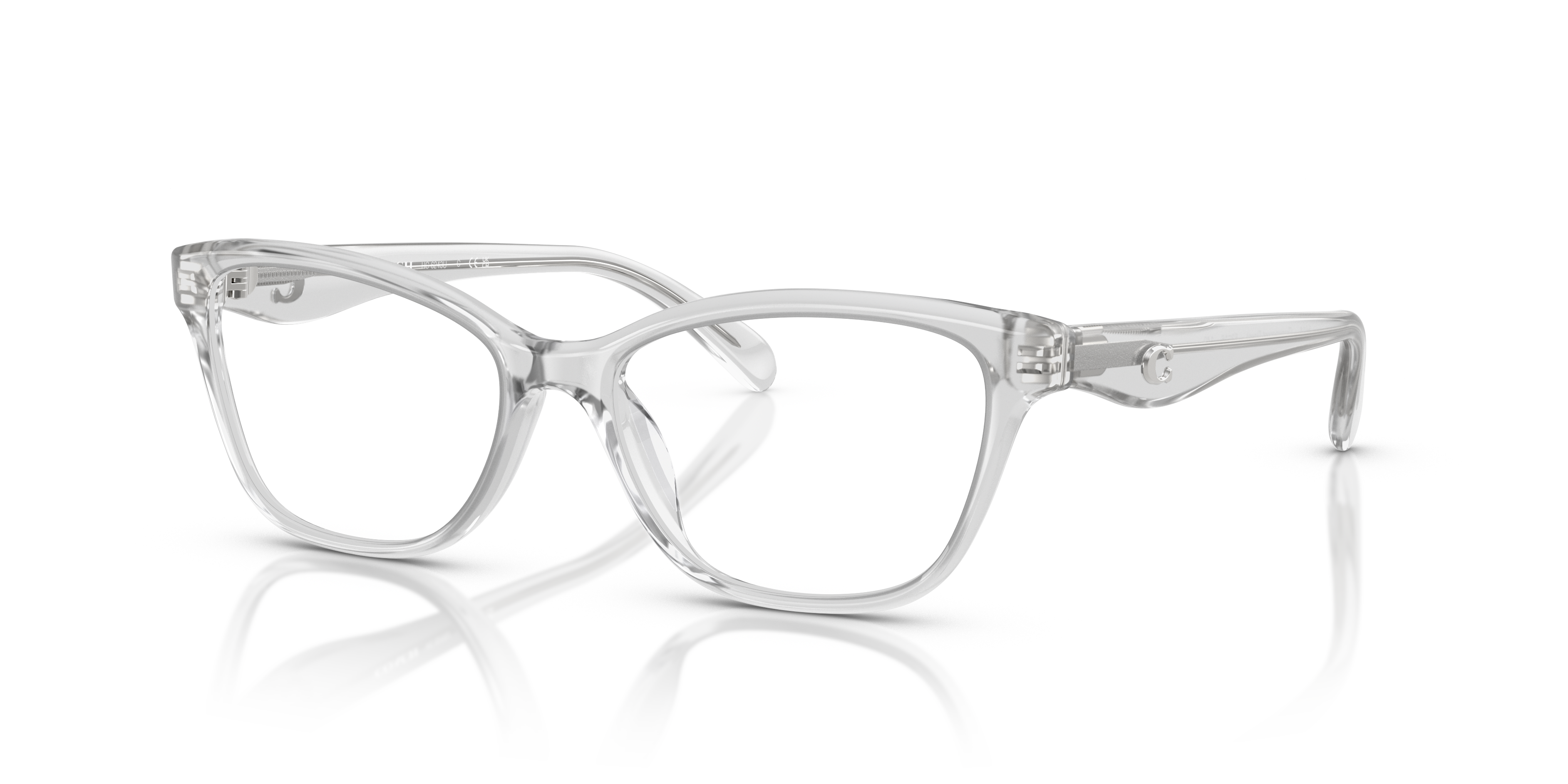 Coach HC6243U Pillow Eyeglasses - Transparent Dove