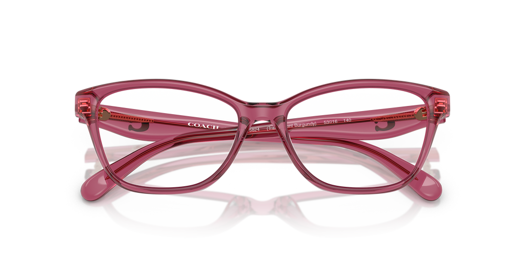 Coach HC6243U Pillow Eyeglasses - Transparent Dove