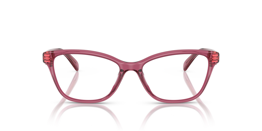 Coach HC6243U Pillow Eyeglasses - Transparent Burgundy