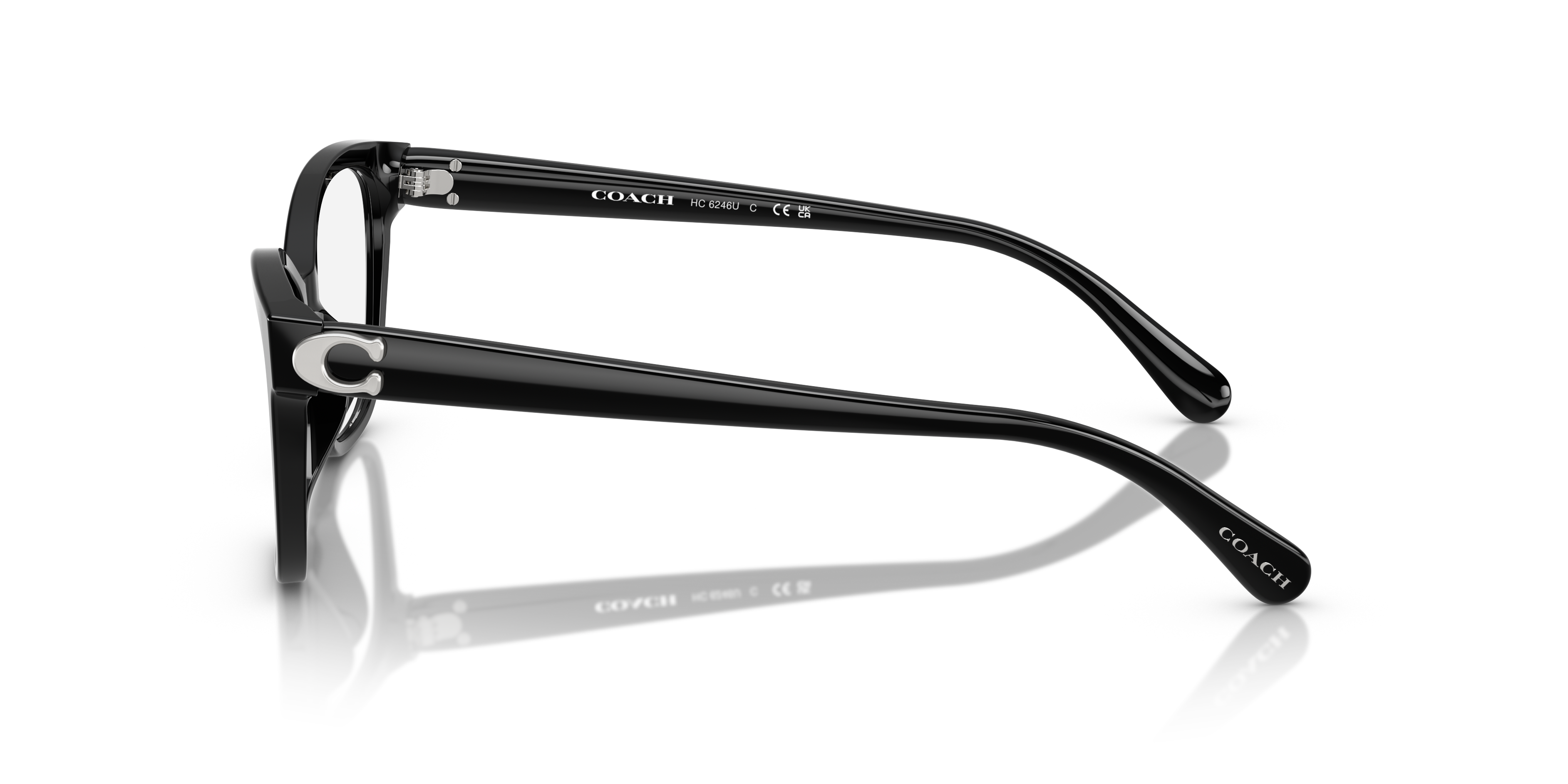 Coach HC6246U Butterfly Eyeglasses - Black