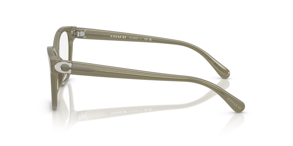 Coach HC6246U Butterfly Eyeglasses - Milky Moss