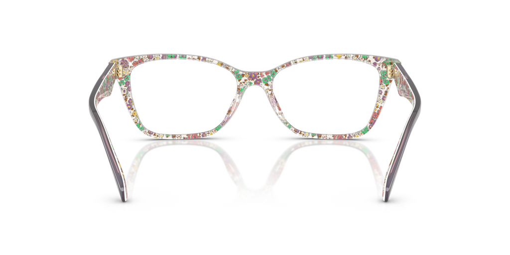 Coach HC6248U Cat Eye Eyeglasses - Transparent Floral Field