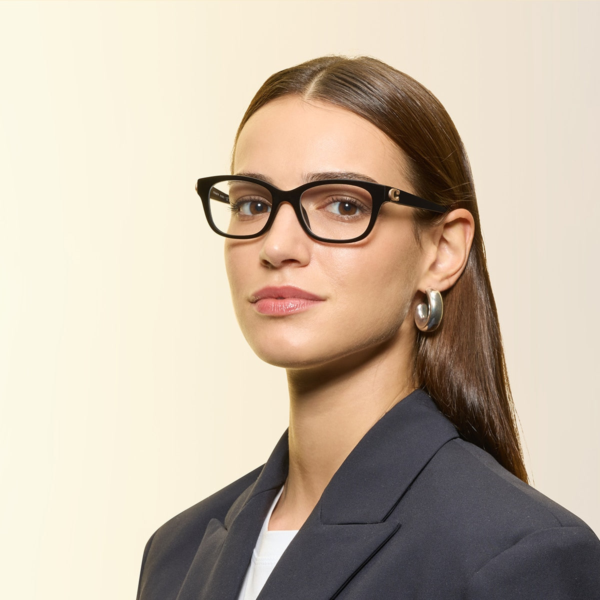 Coach HC6257U Square Eyeglasses - Milky Denim