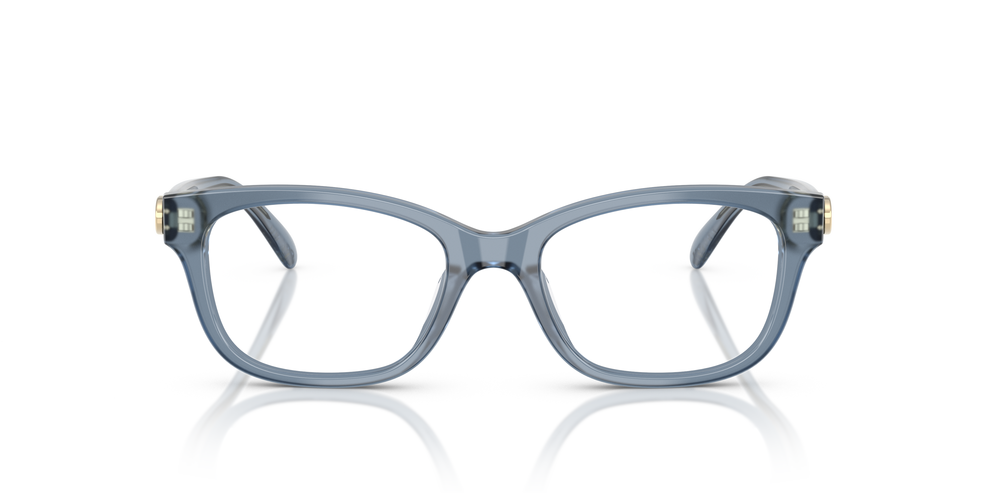 Coach HC6257U Square Eyeglasses - Milky Denim