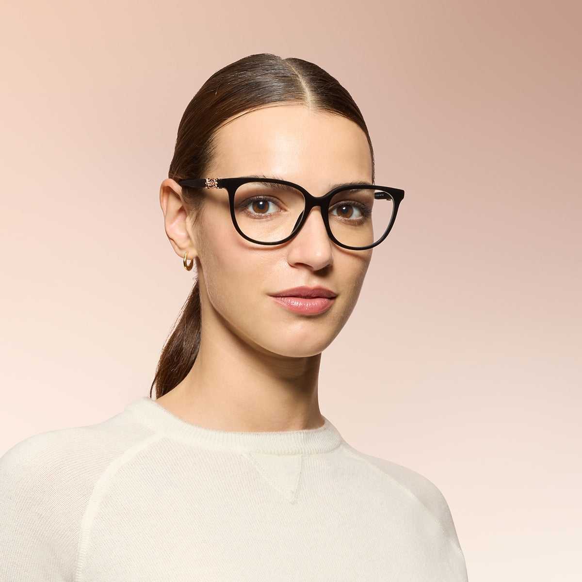 Coach HC6260U Square Eyeglasses - Purple Tortoise