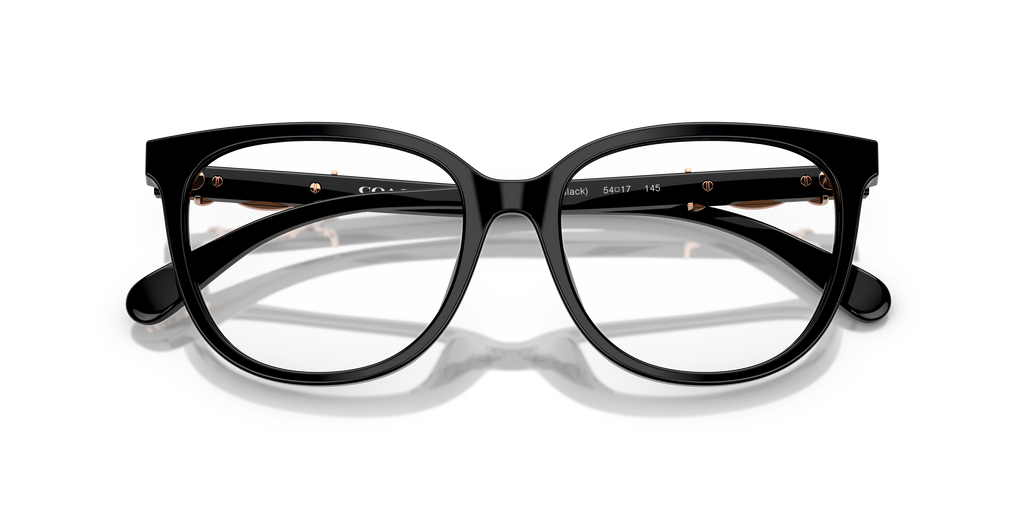Coach HC6260U Square Eyeglasses - Peach Tortoise