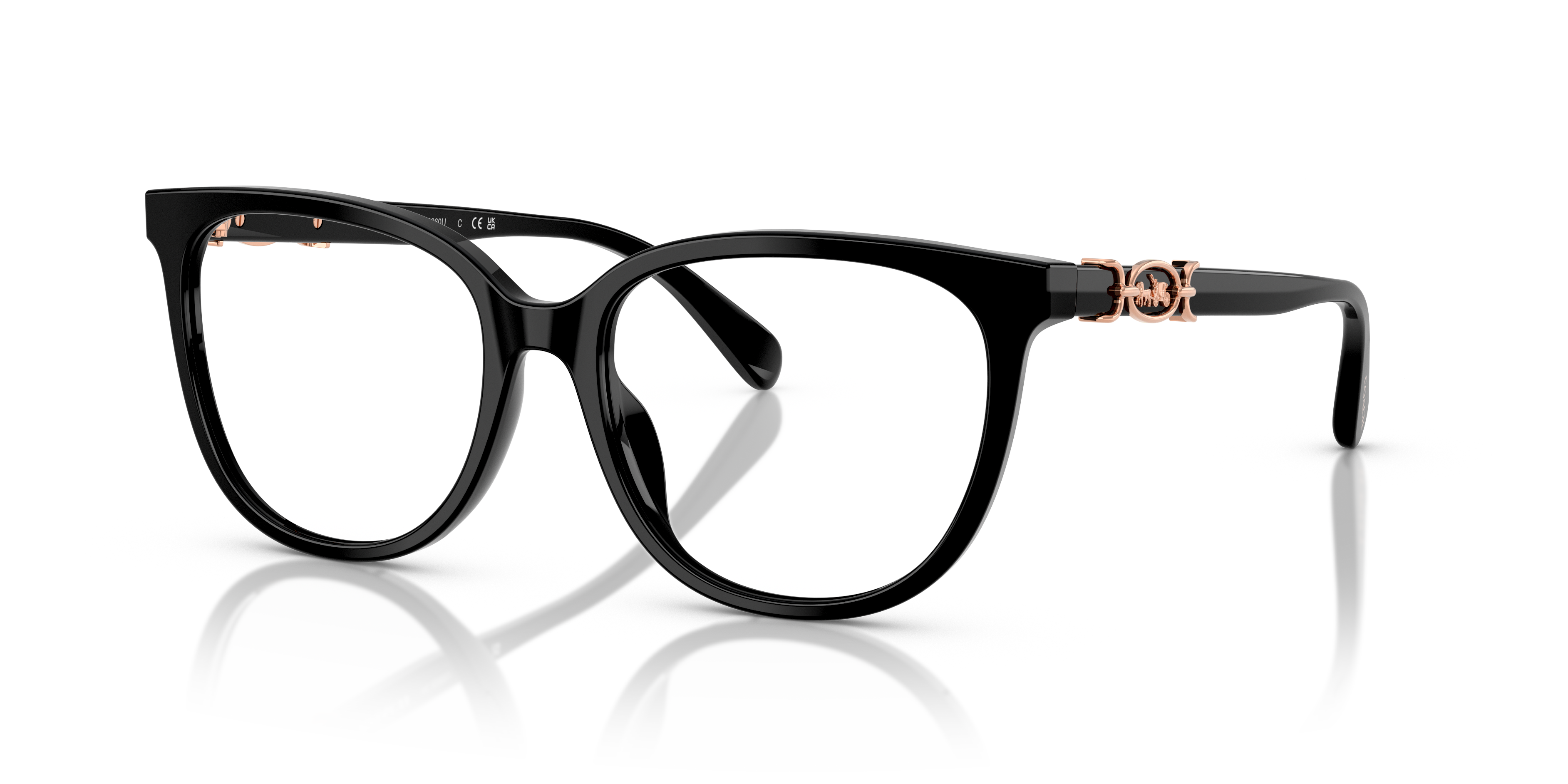 Coach HC6260U Square Eyeglasses - Purple Tortoise