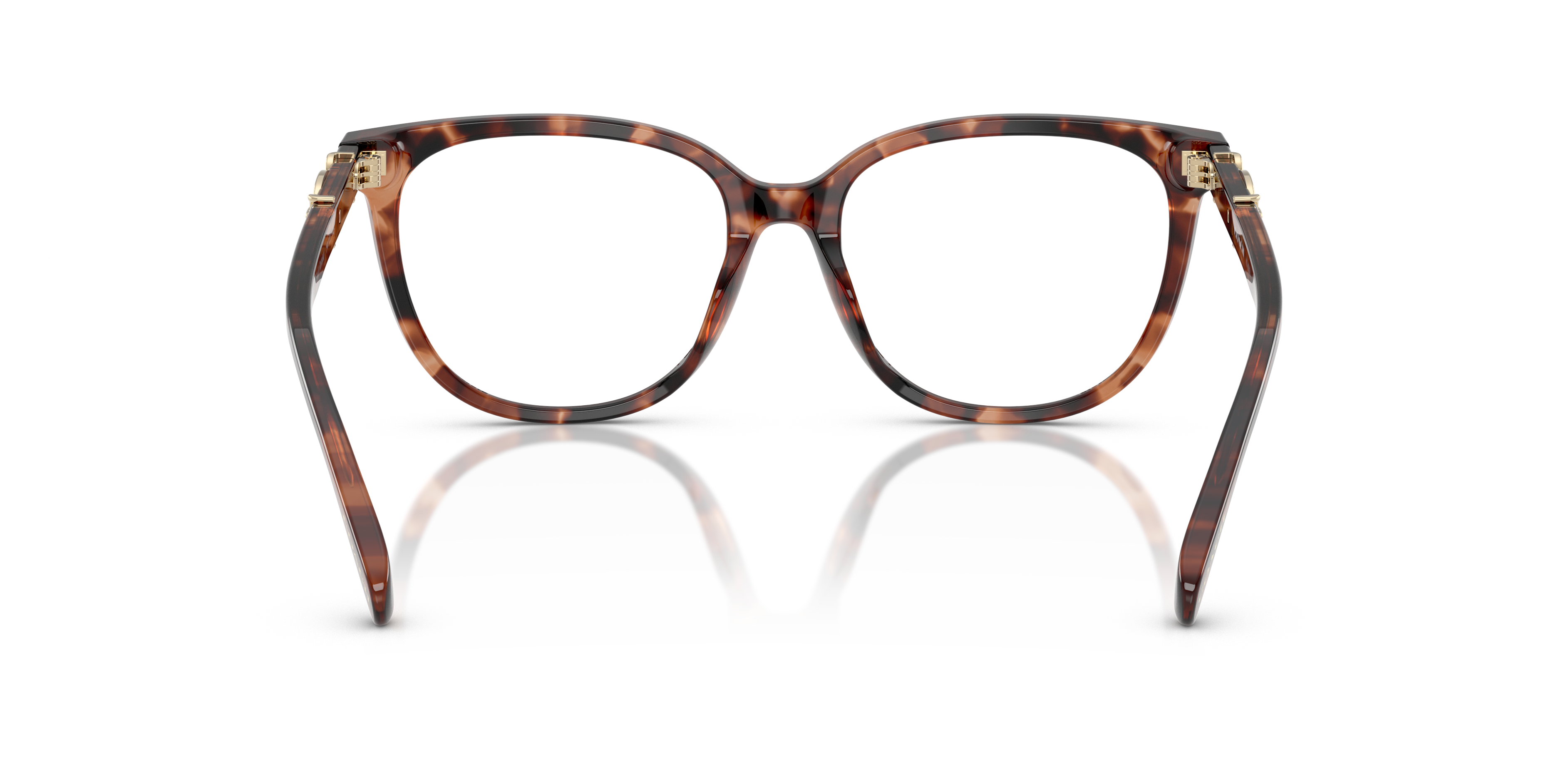 Coach HC6260U Square Eyeglasses - Peach Tortoise