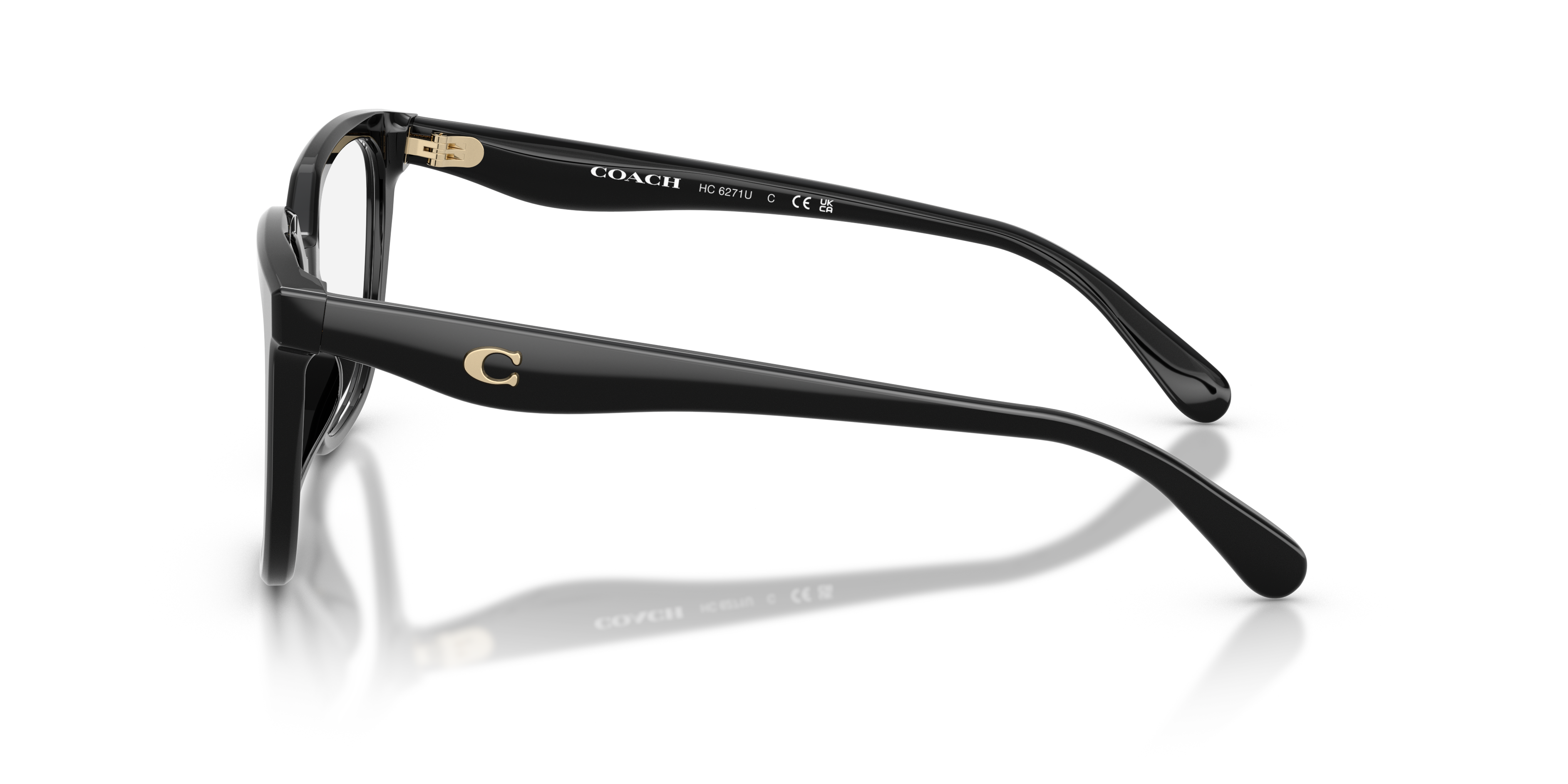 Coach HC6271U Square Eyeglasses - Milky Dove