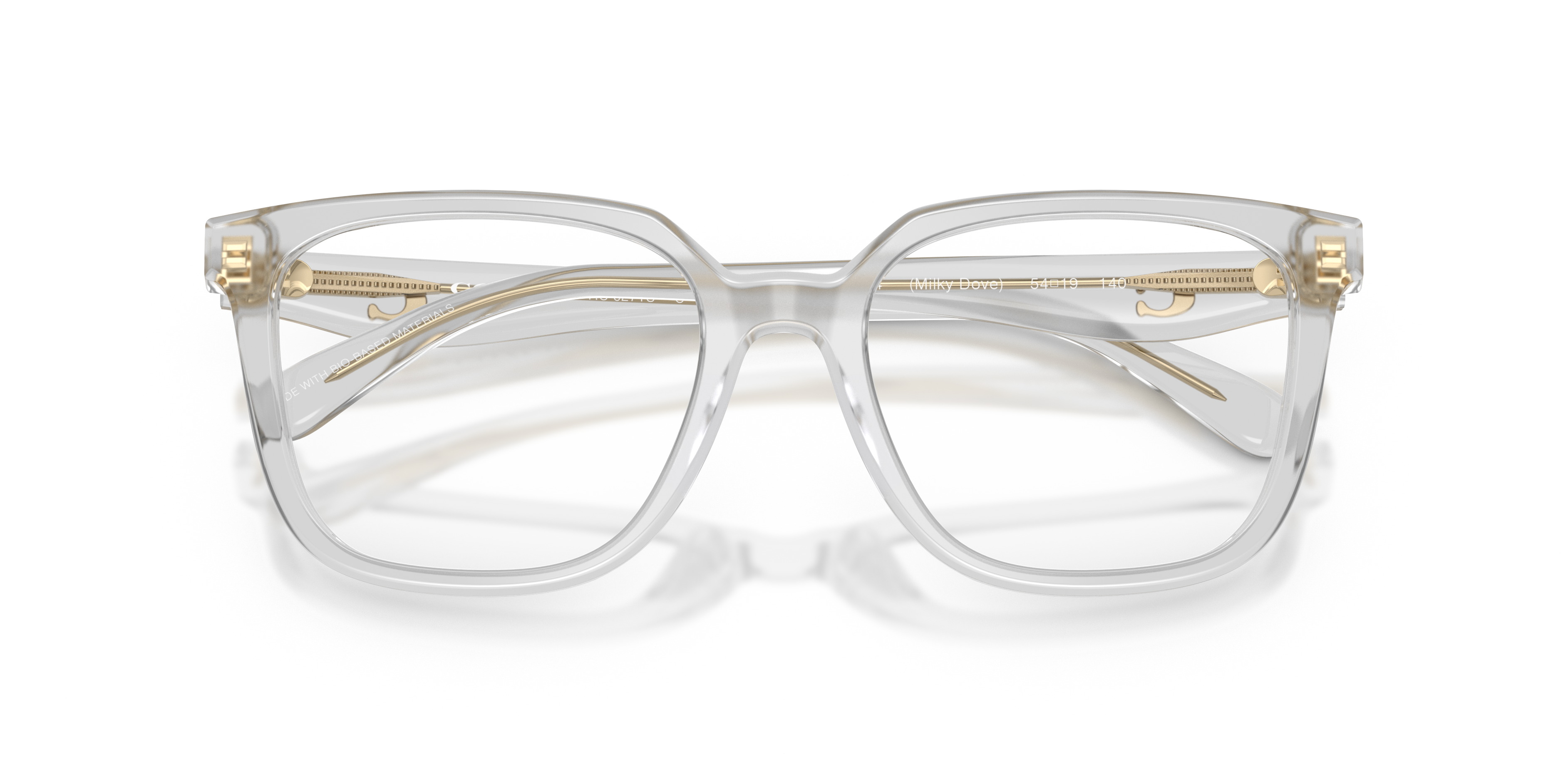 Coach HC6271U Square Eyeglasses - Milky Putty