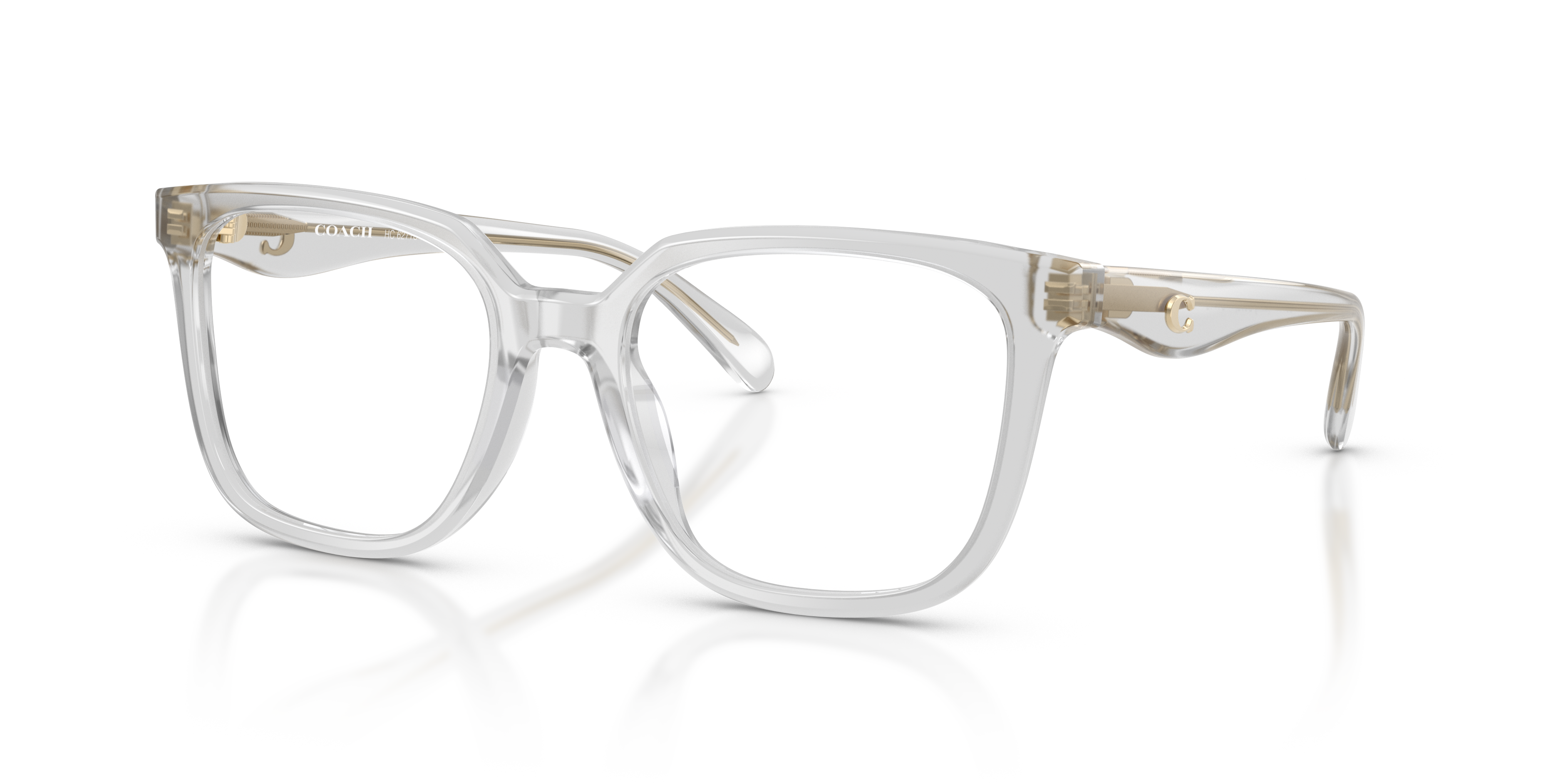 Coach HC6271U Square Eyeglasses - Milky Putty