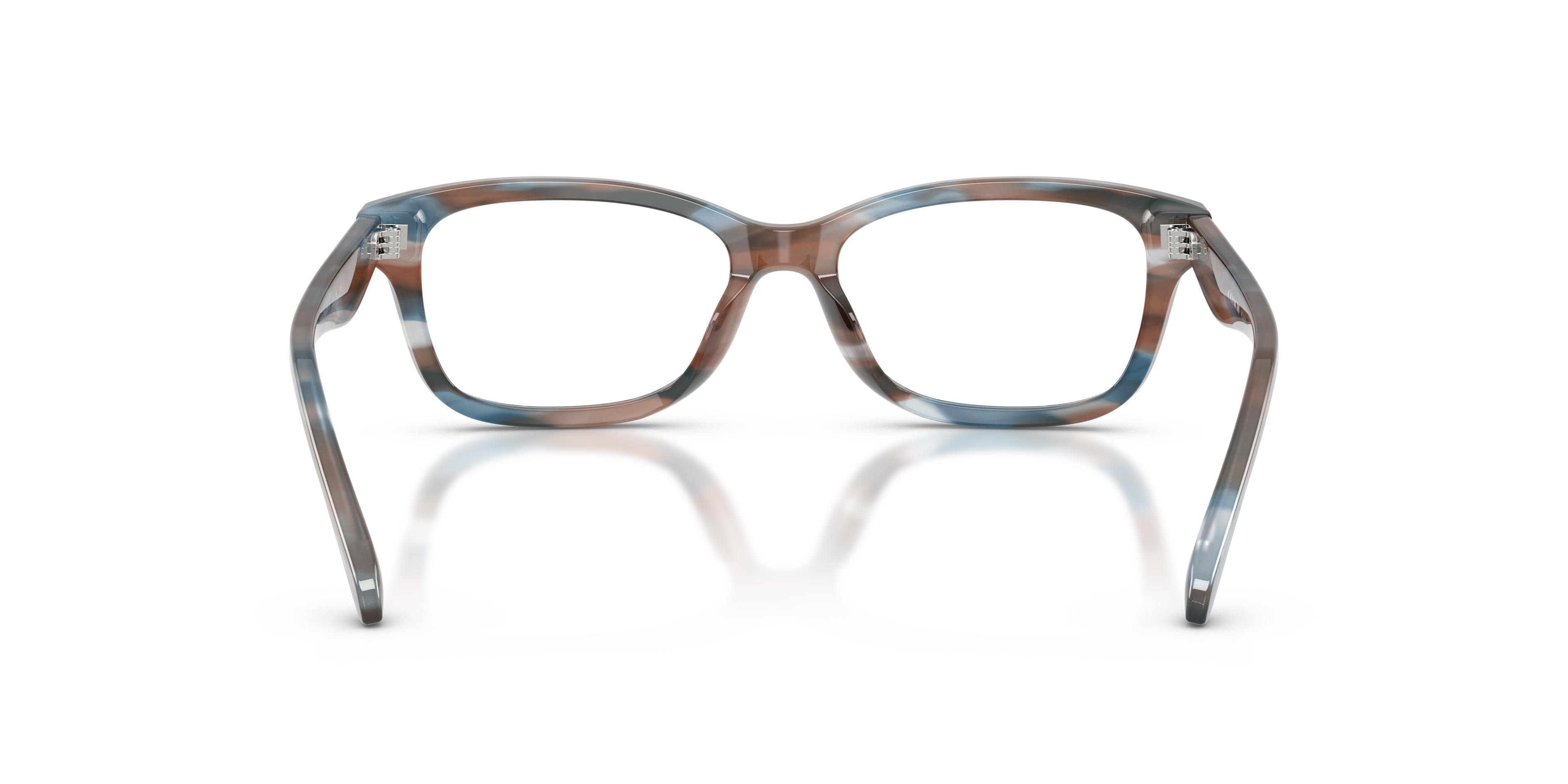 Coach HC6275U Rectangle Eyeglasses - Striated Redwood Maple