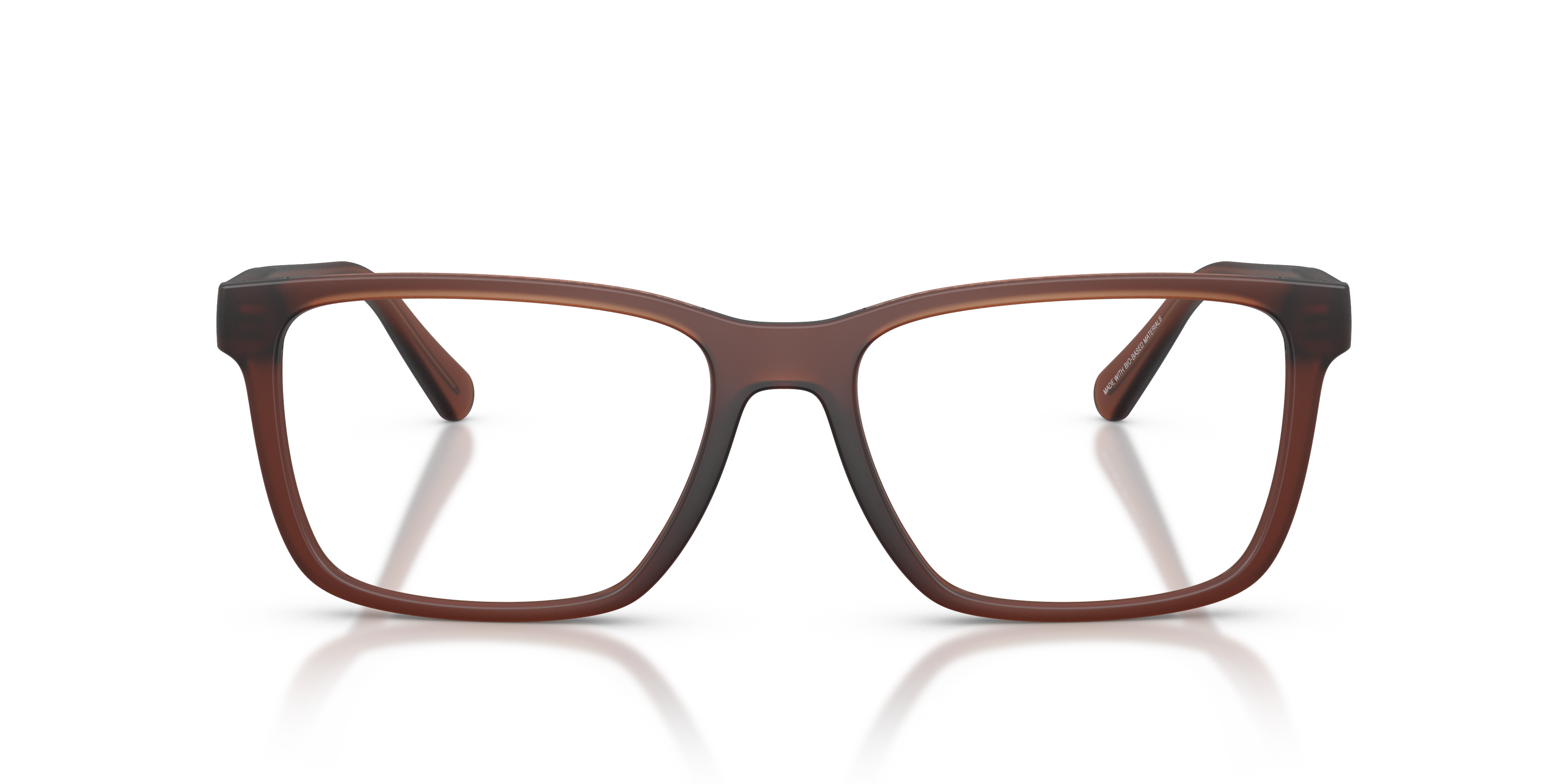 Coach HC6278U Rectangle Eyeglasses - Matte Transparent Brown