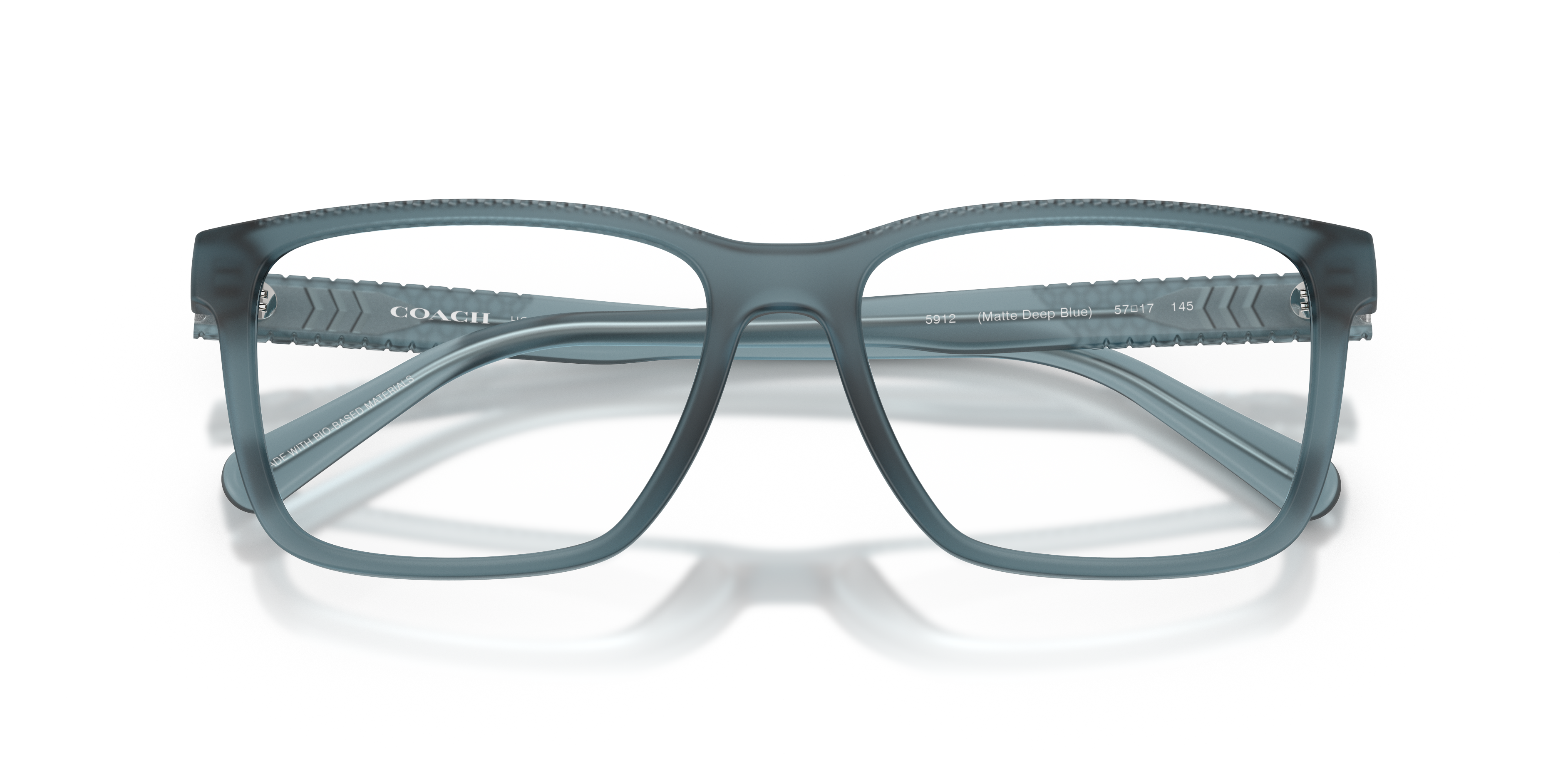 Coach HC6278U Rectangle Eyeglasses - Matte Transparent Brown