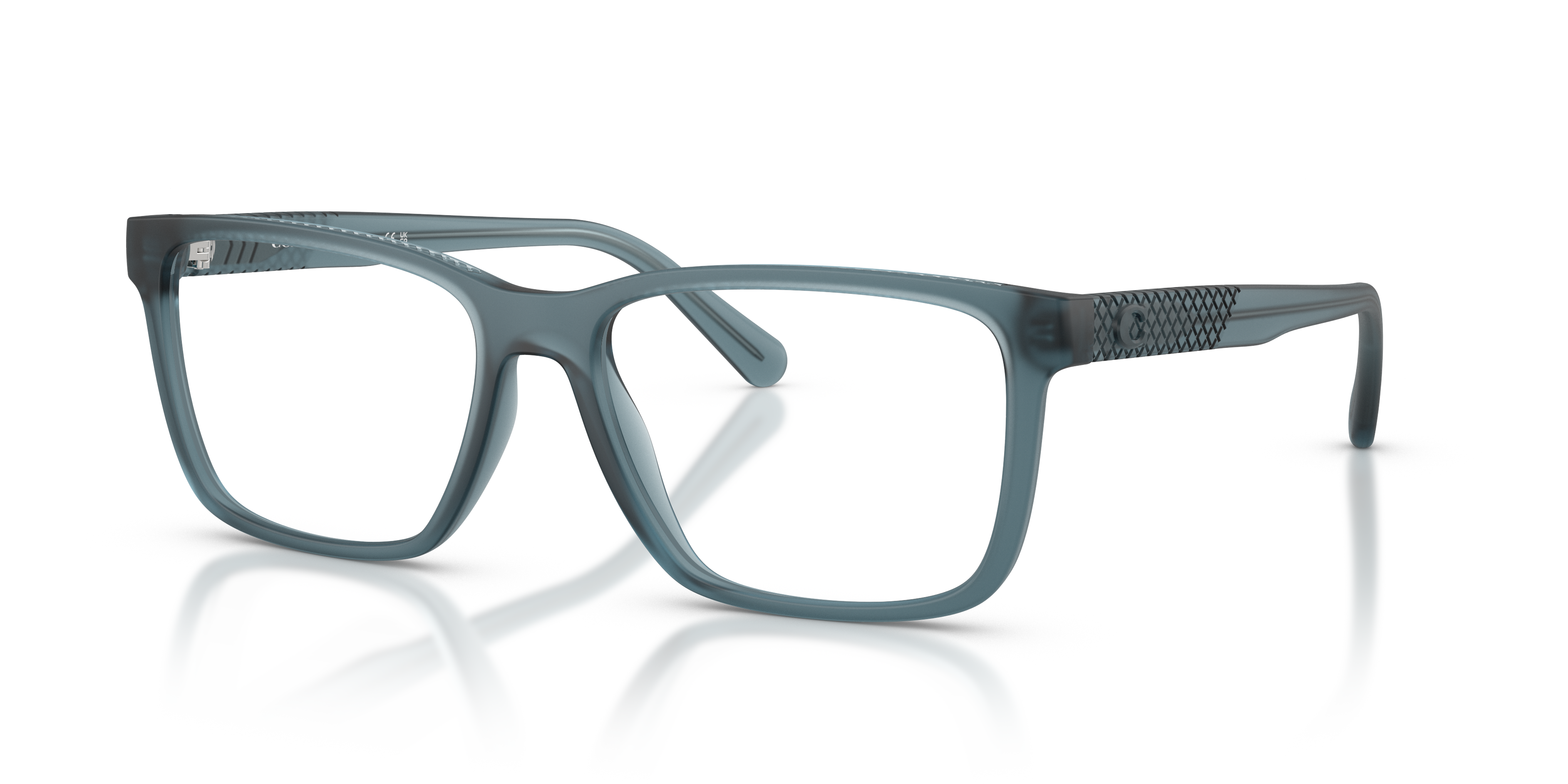 Coach HC6278U Rectangle Eyeglasses - Matte Transparent Brown