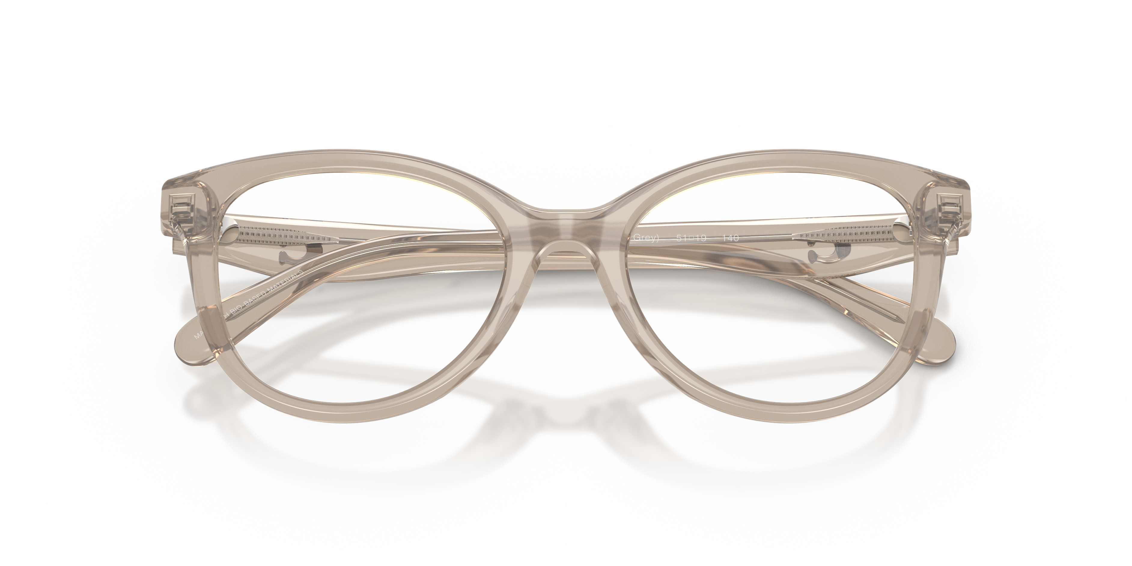 Coach HC6284U Round Eyeglasses - Caramel Tortoise