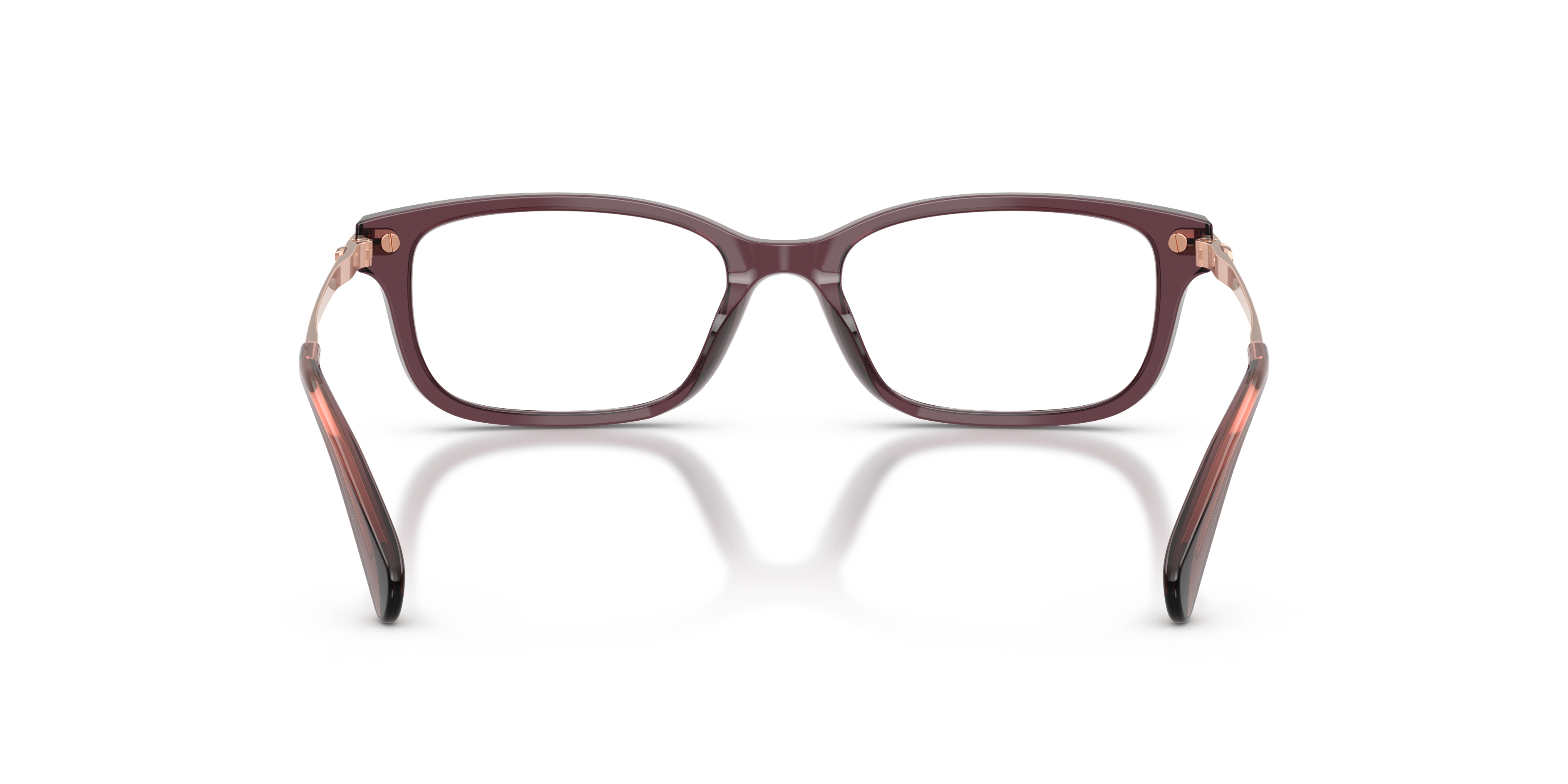 Coach HC6287U Rectangle Eyeglasses - Transparent Champagne