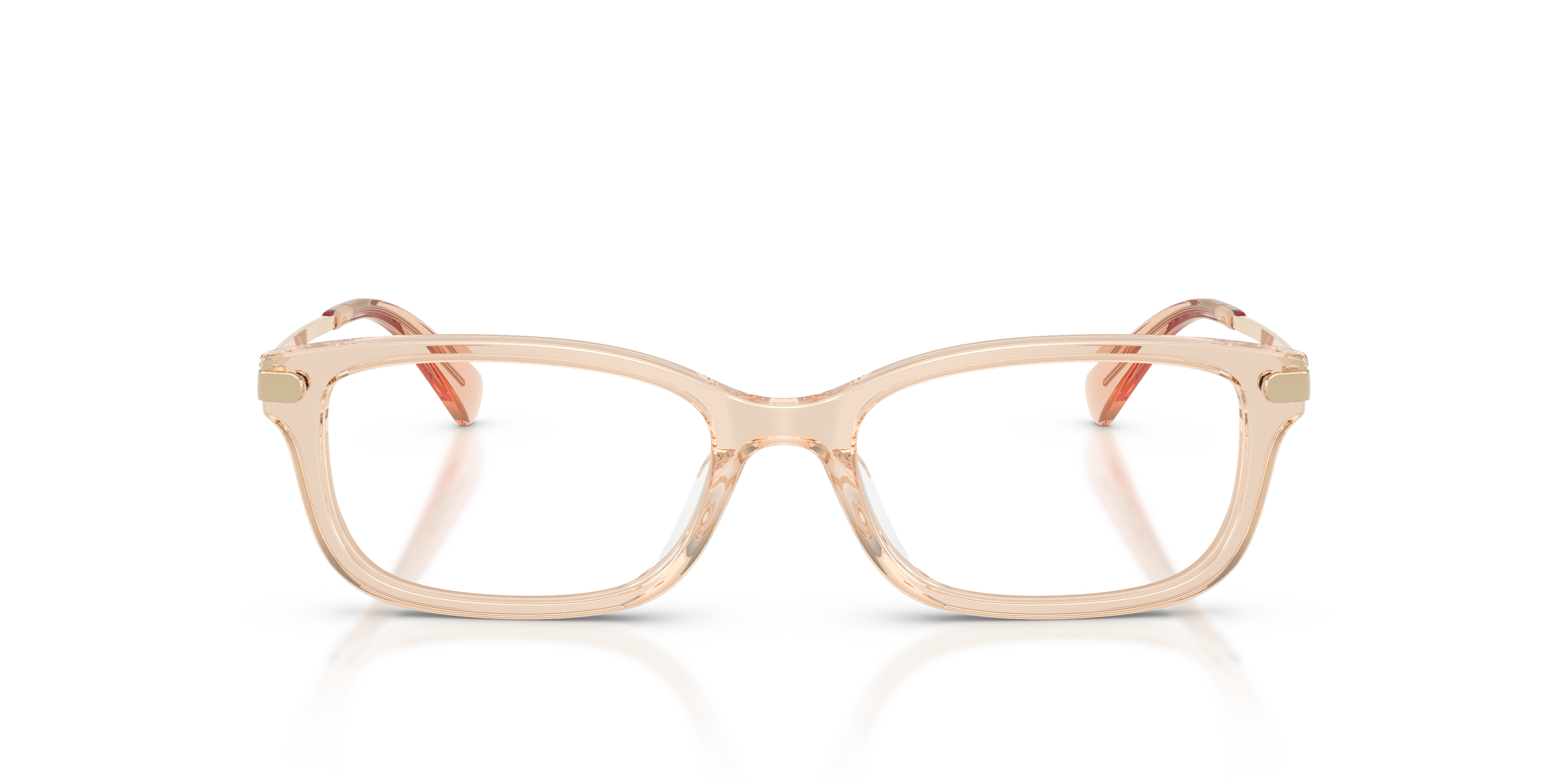 Coach HC6287U Rectangle Eyeglasses - Transparent Champagne