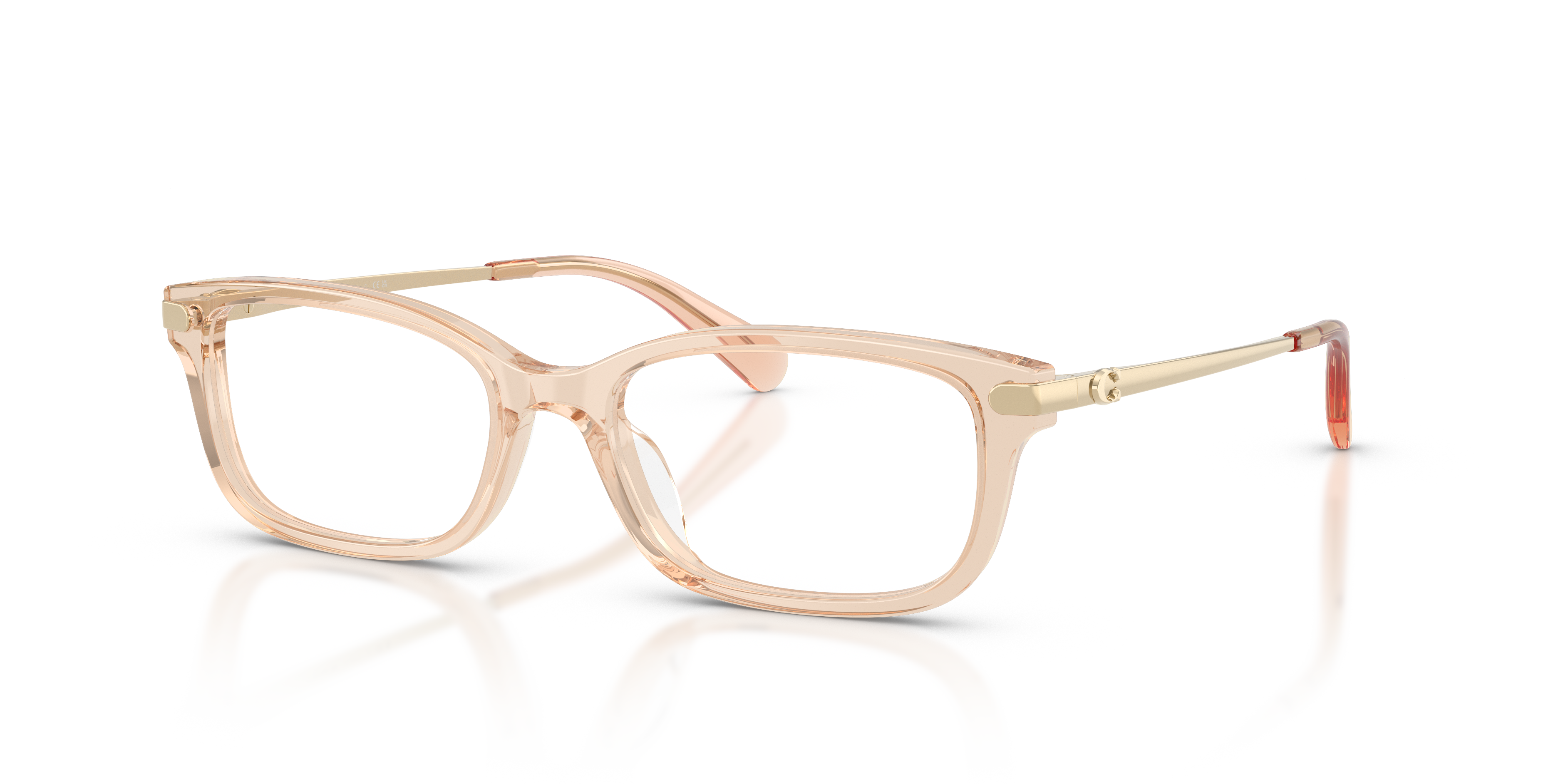 Coach HC6287U Rectangle Eyeglasses - Transparent Iris