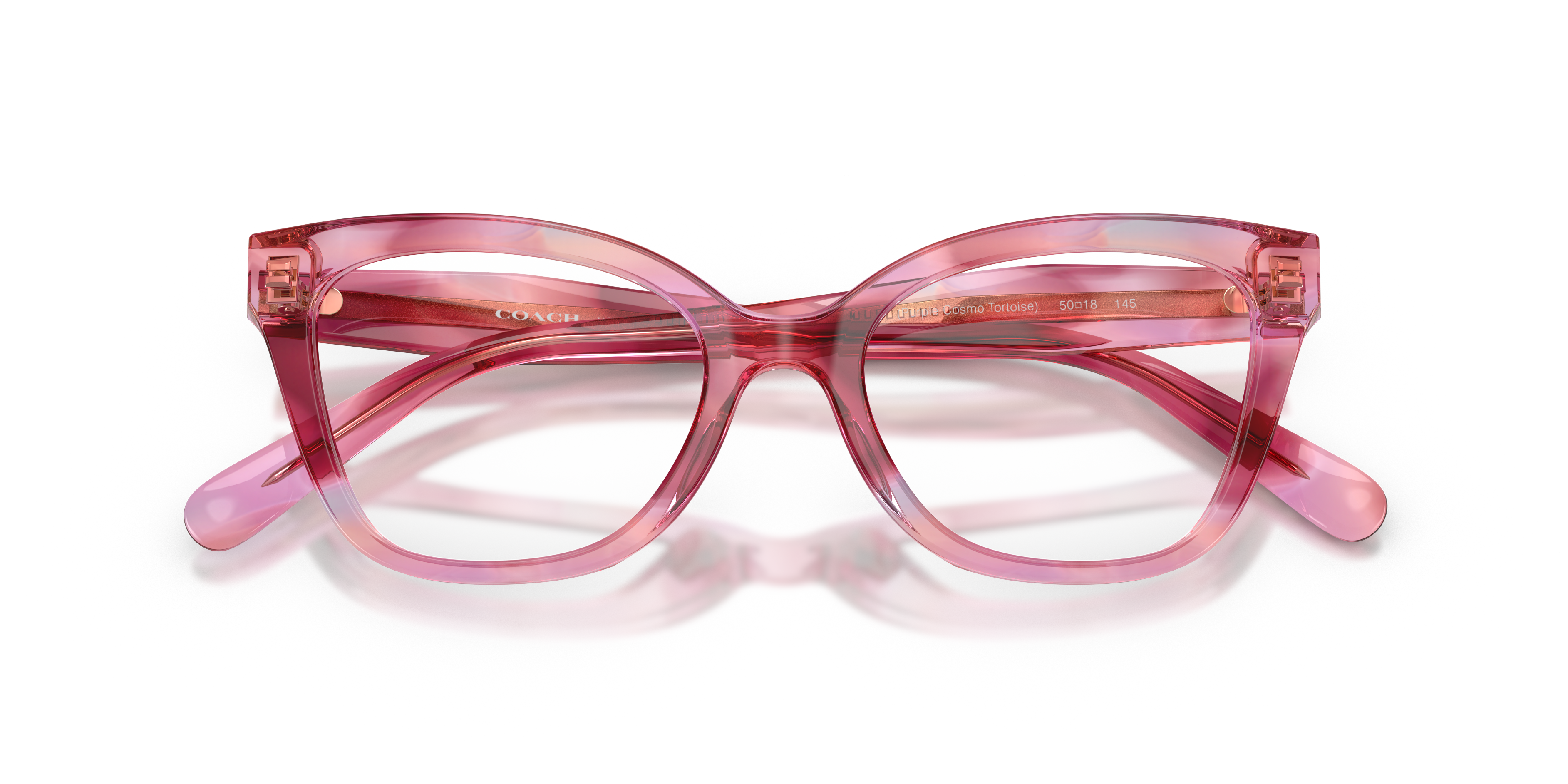 Coach HC6290U Butterfly Eyeglasses - Purple Cosmo Tortoise
