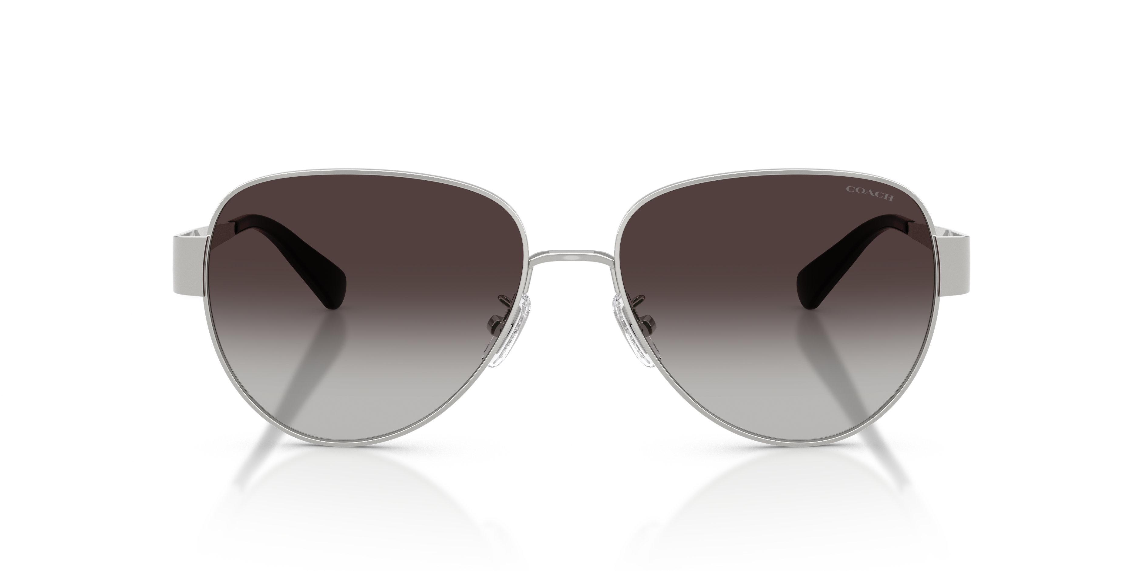 Coach HC7186 CDP37 Pilot Sunglasses - Shiny Light Gold